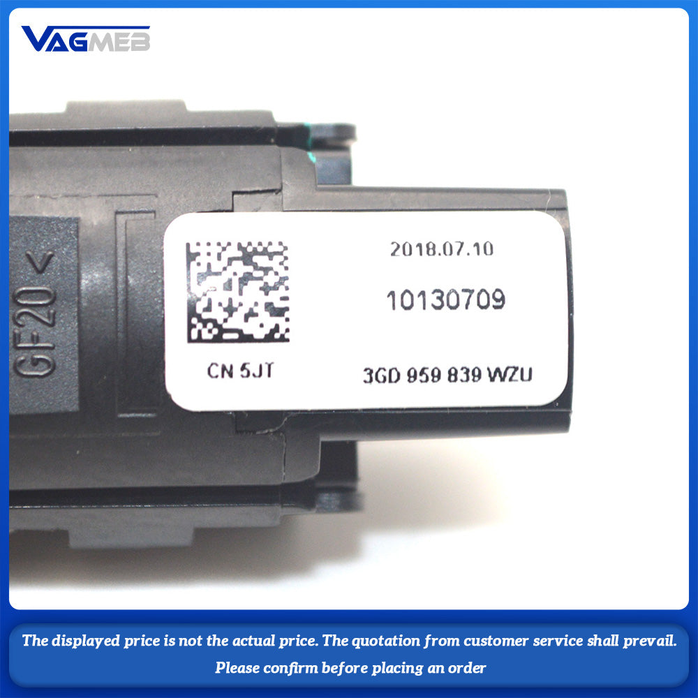 For VW Passat B8 CC One Button Start Switch Automatic Engine Start Stop Switch 3GD 959 839