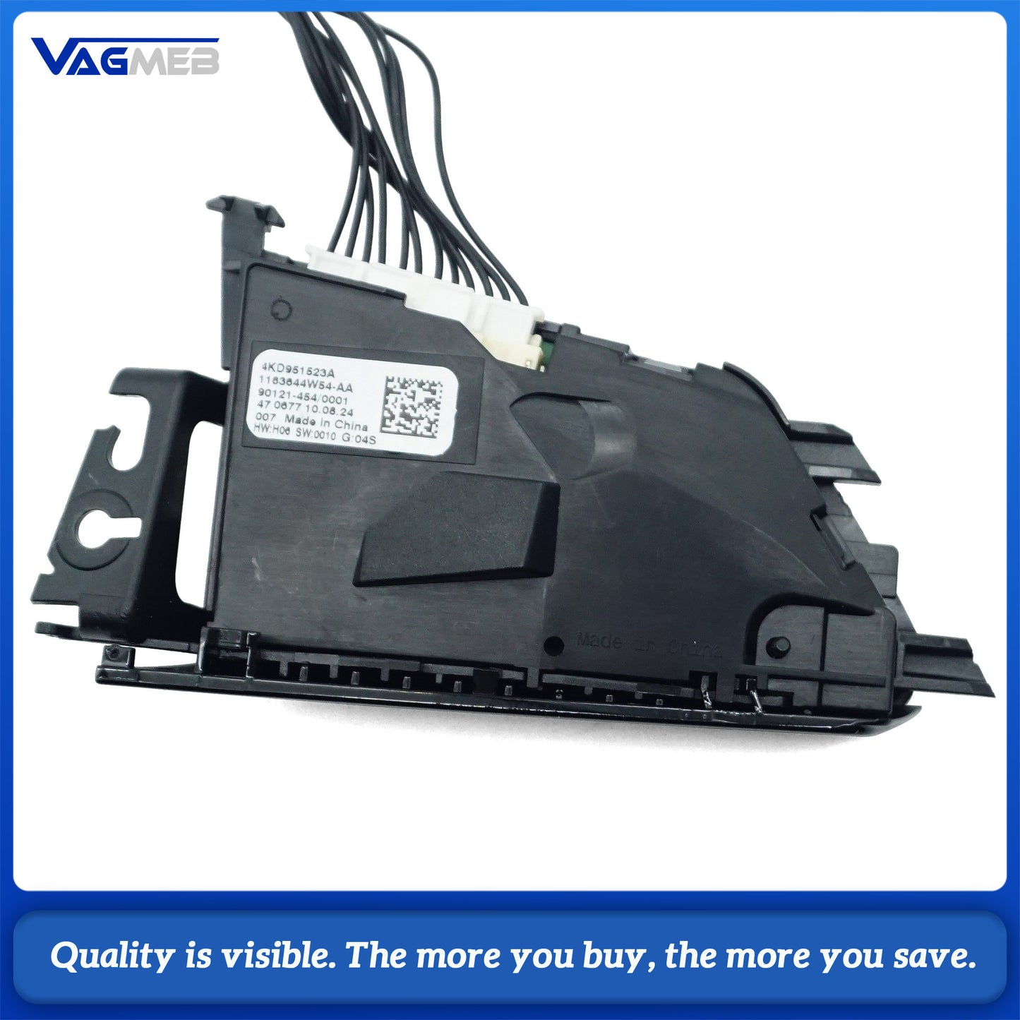 For Audi A6L C8 multi-function steering wheel volume control switch button With RS