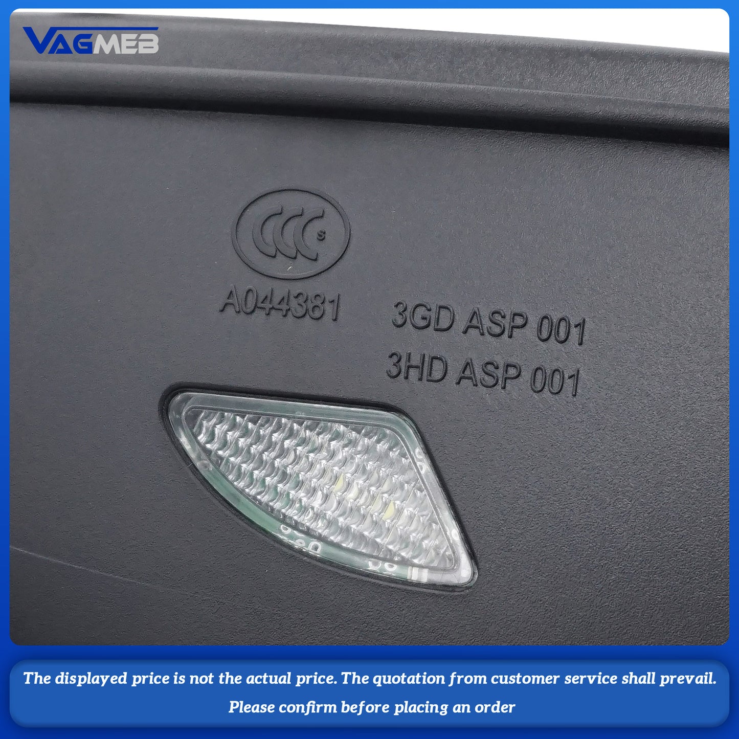 For VW Passat B8 Passat Variant folded rearview mirror