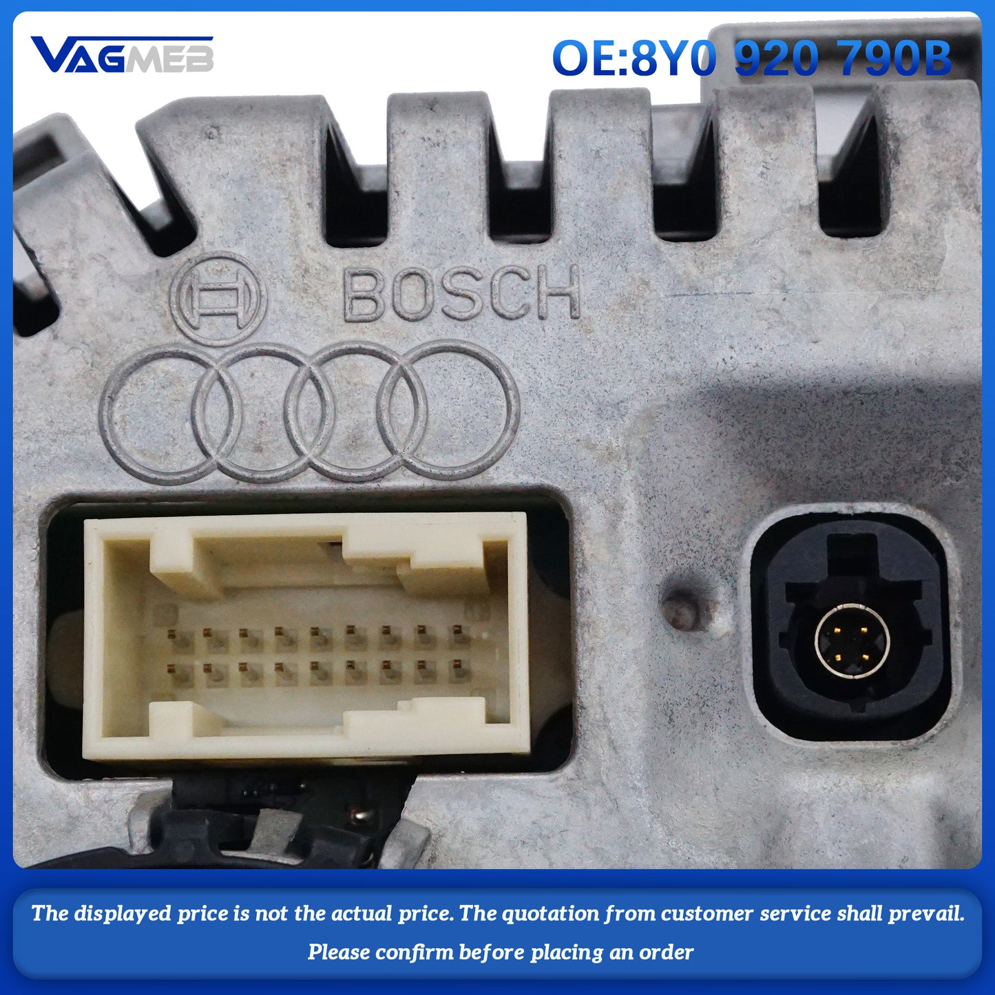 LCD instrument panel virtual cockpit for Audi A3 S3 Q6 8Y0 920 790 B