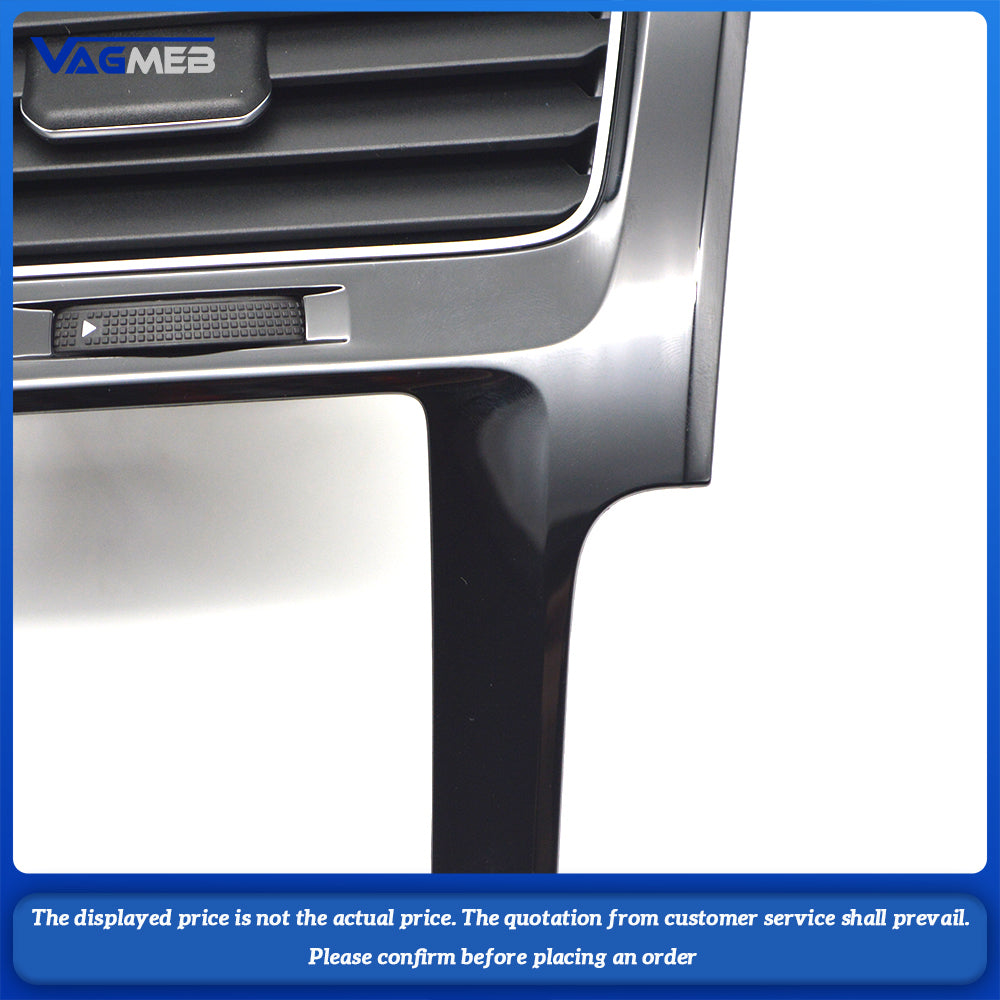 For VW Golf MK7 7 .5 RHD Right-hand drive Piano paint Black 8 inch Screen Trim frame Radio Panel Air outlet 5G2 819 743F