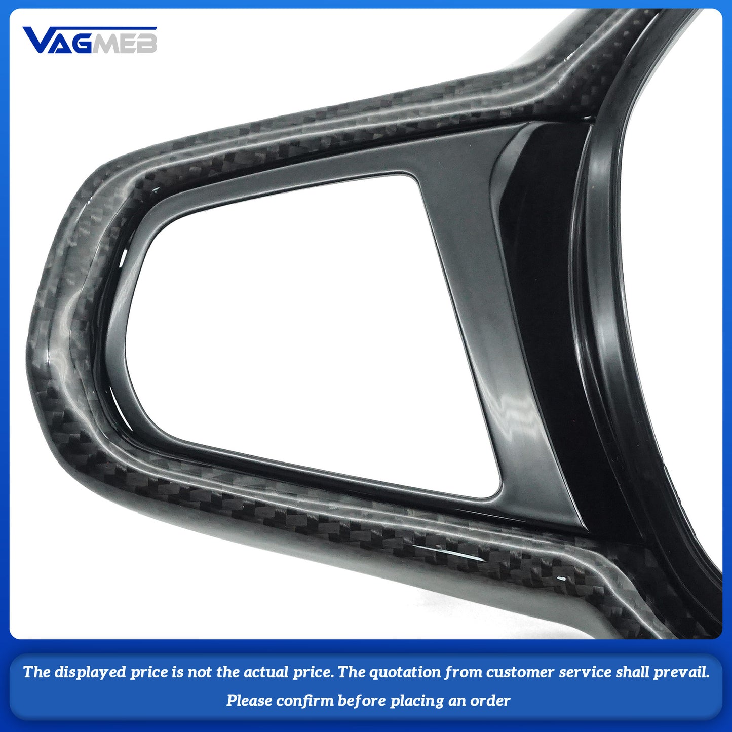 For BMW For BMW M3 M4 G30 G31 G26 G03 G04 G07 G07 G8 G87 G80 G82 G81 F90 G20 G22 Carbon fiber steering wheel decorative frame M