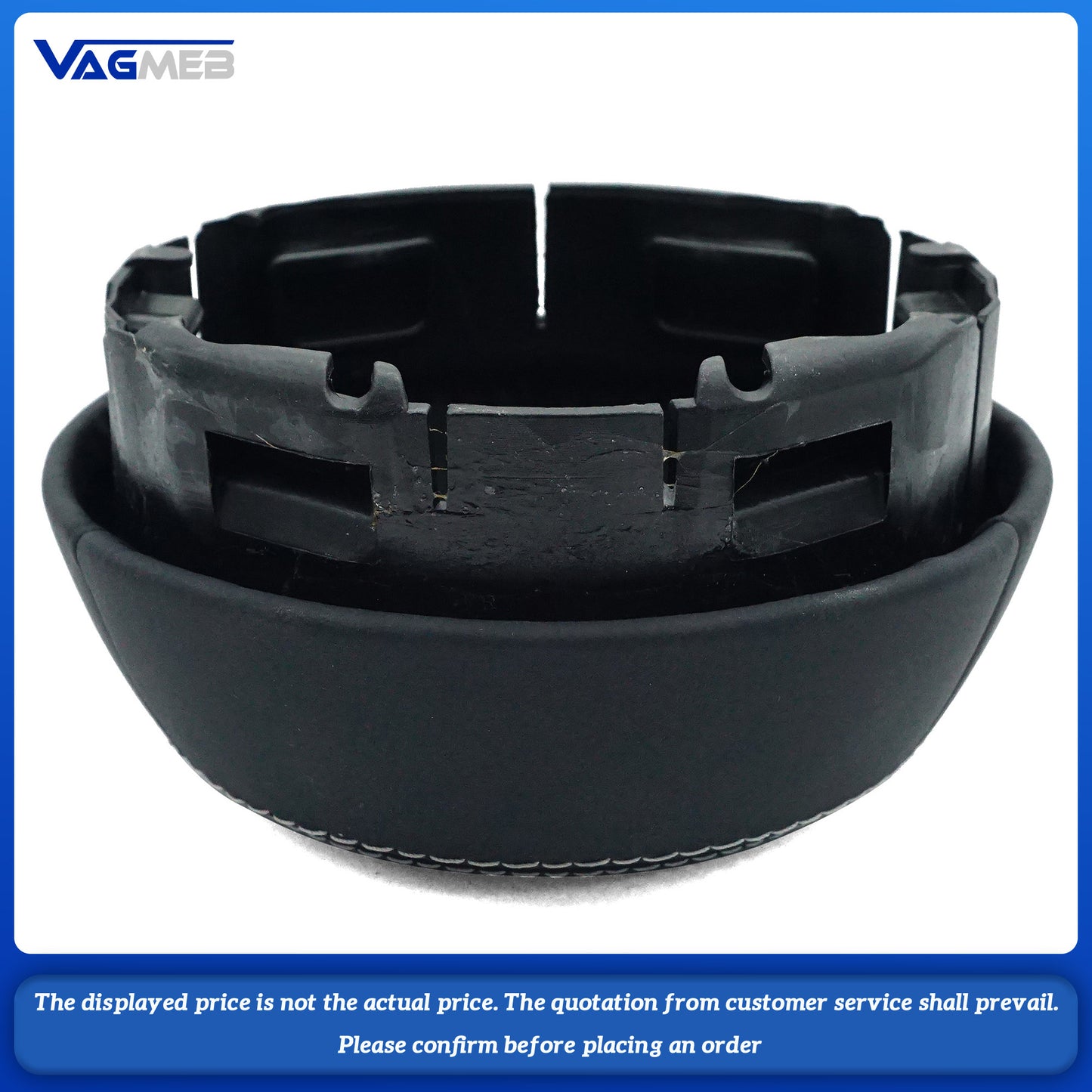 Dyed red thread Steering wheel airbag cover multifunction steering wheel For Audi TT MK3 Dermal white thread