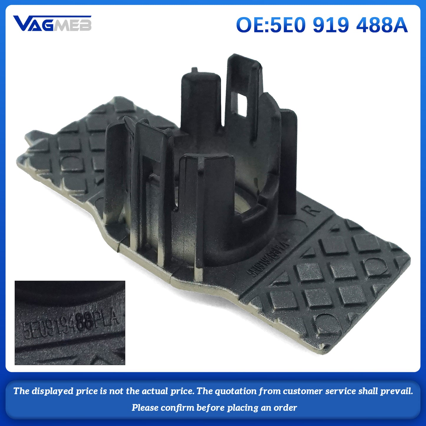 OEM PLA Sensor Bracket Front Rear Intelligent Parking Assist Pilot Sensor Holder for Skoda Octavia 5E0 919 487A 488A