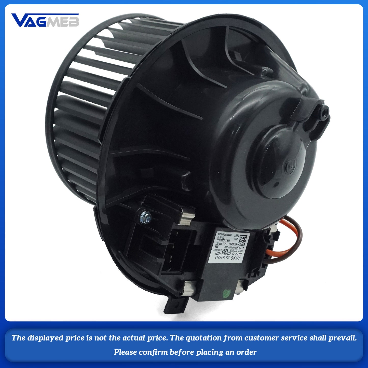 Heater Blower Motor for Eos Golf Jetta Passat Sharan Tiguan 1KD820015