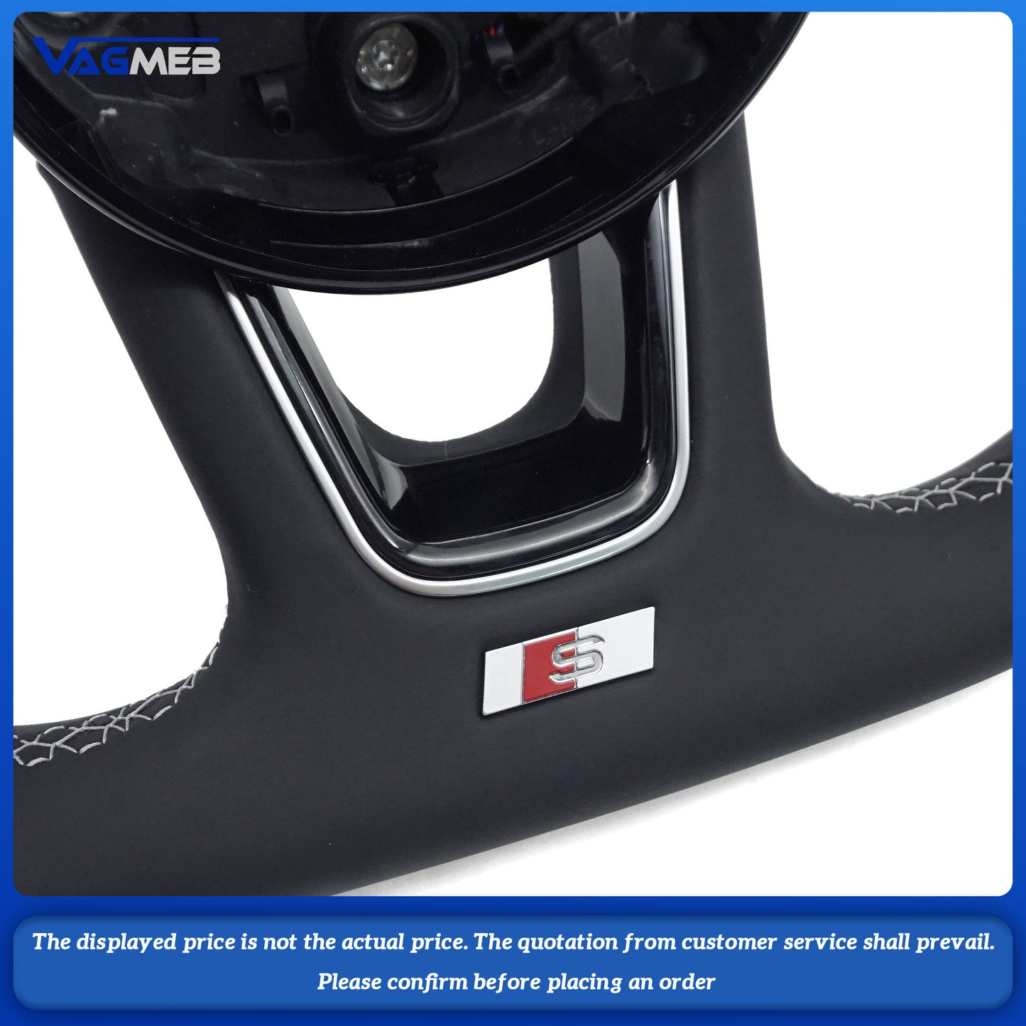 For Audi Steering Wheel A3 Leather Steering Wheel
