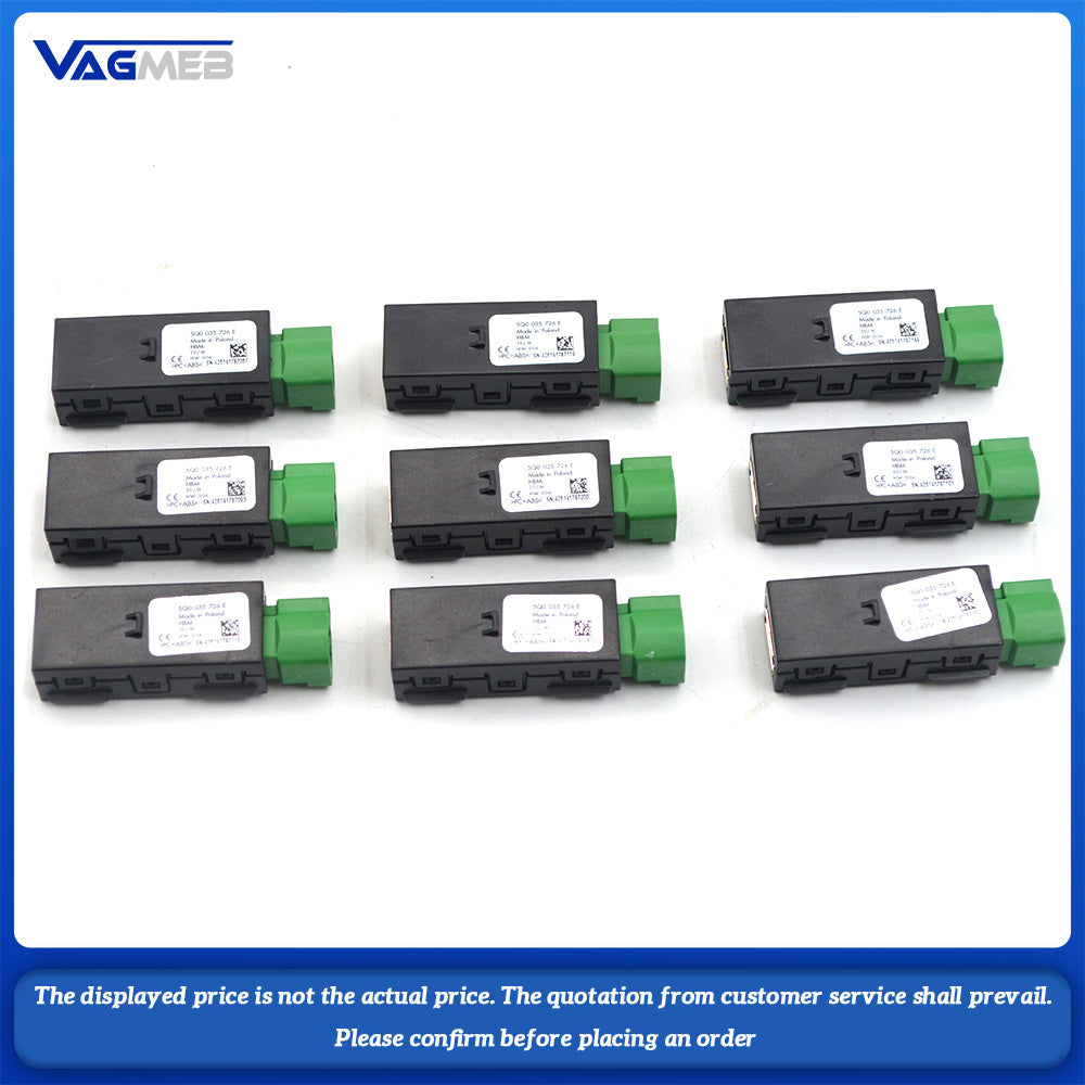 For VW Golf 7 MK7 VII For Passat B8 CarPlay Media USB AUX Switch MIB2 MDI USB AMI Adapter Plug Socket 5Q0035726E 5Q0 035 726 E