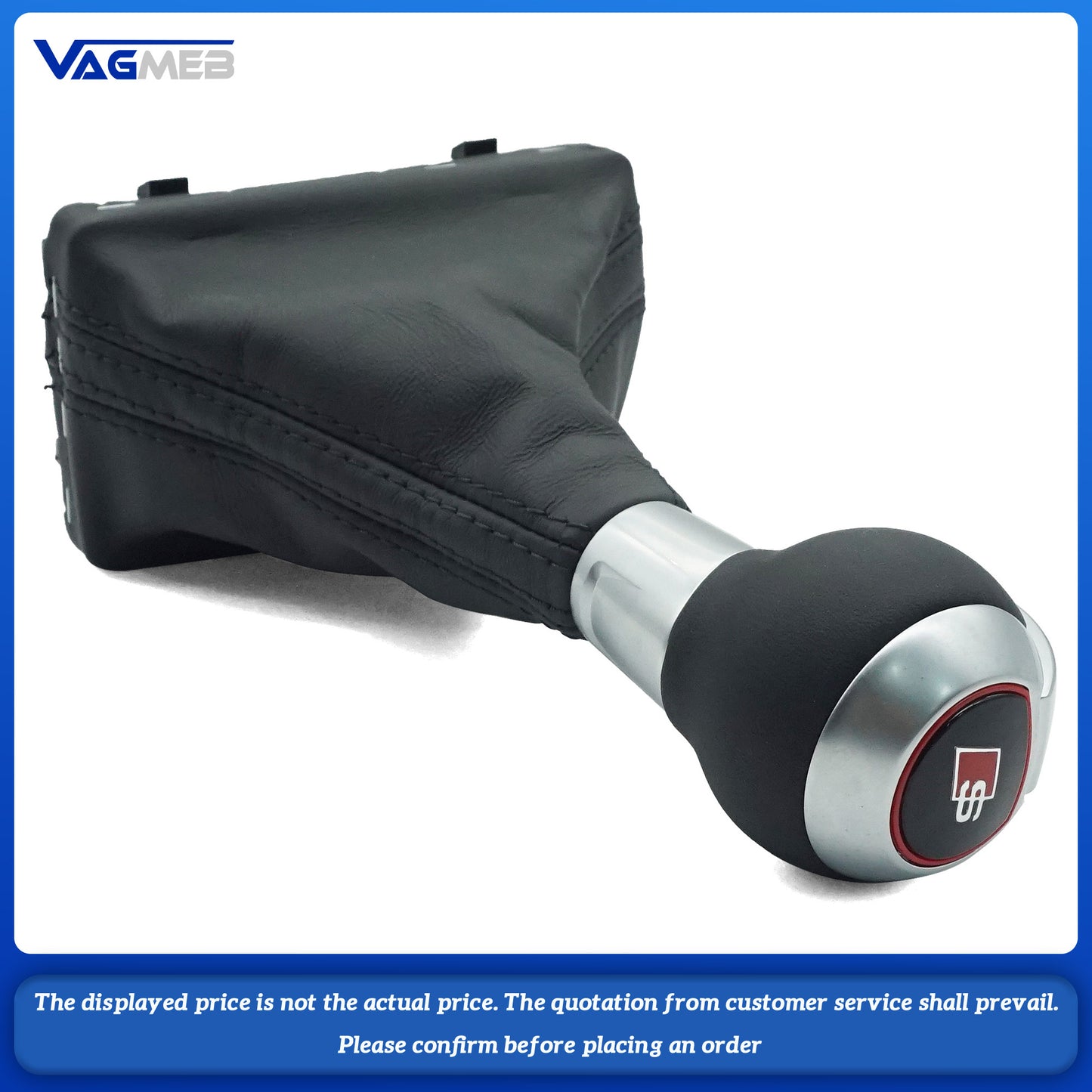For Audi A3 Speed Car Gear Shift Knob Lever Pen Gaitor Boot Cover Case