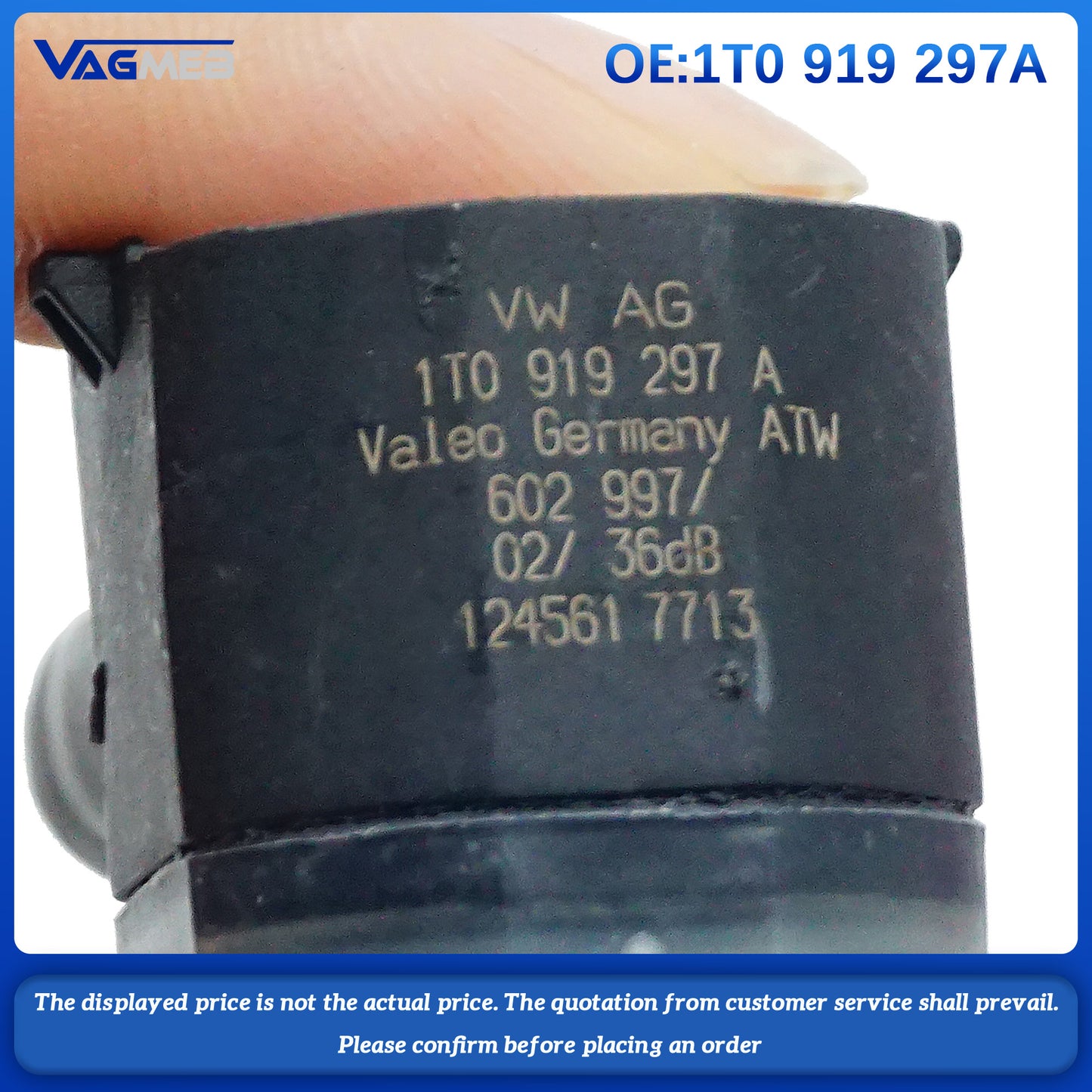 Parking Assist Sensor For VW Audi A3 A6 A7 A8 Q3 Golf Plus Touran Touran Sharan Passat CC Seat 1T0 919 297A