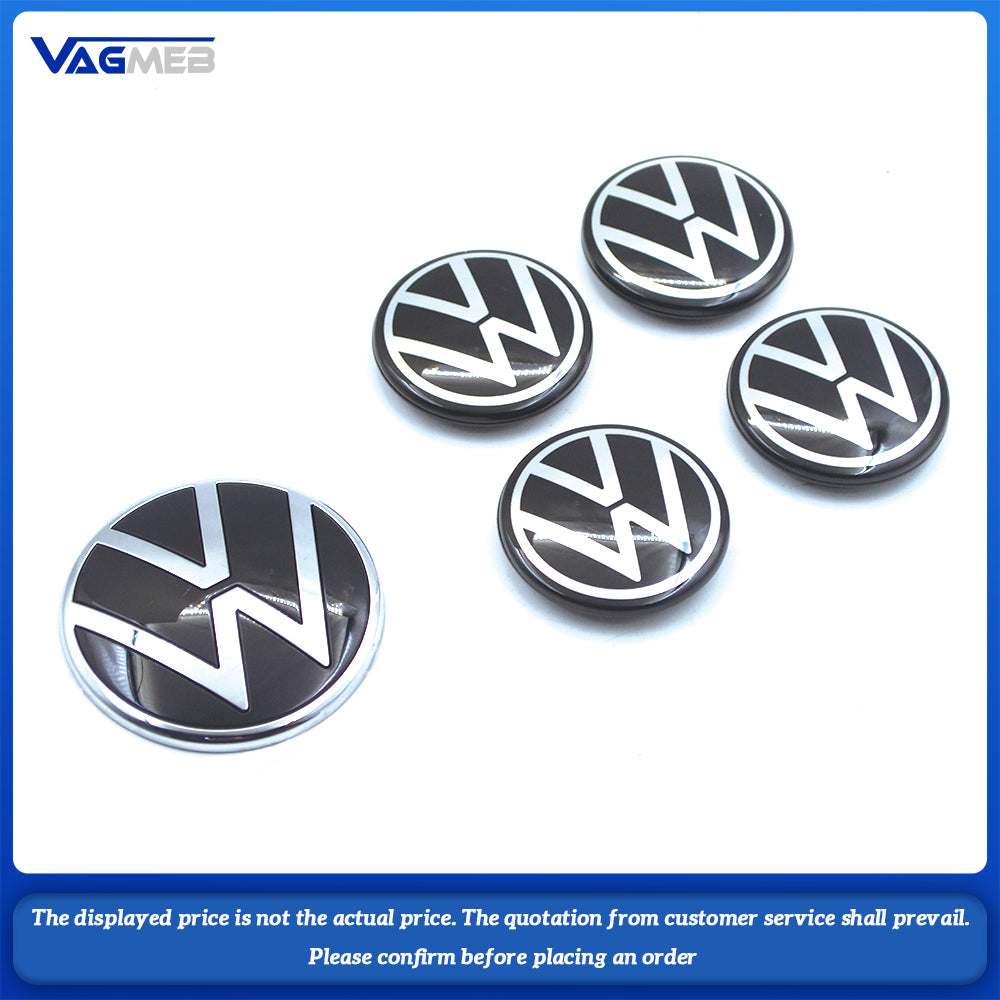 For VW Jetta MK7 Trunk logo + wheel hub + grille logo