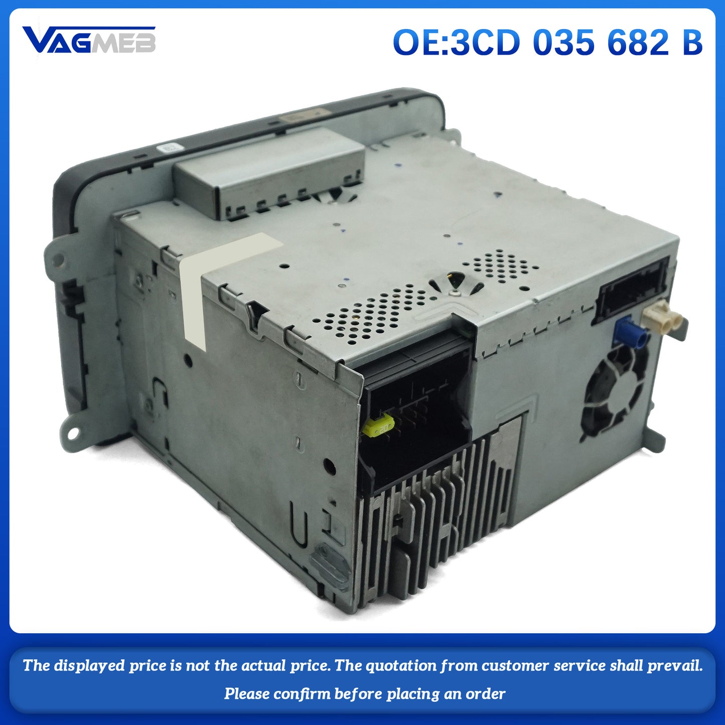 DVD radio navigation unit touch display screen For VW PQ Passat Tiguan Golf OEM RNS510 Car radio 3CD 035 682 B
