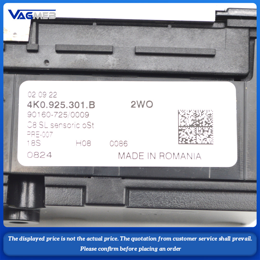 For Audi A6 C8 A6 Avant A7 A7 Sportback Multifunctional Touch Switch Car Dual Flash Switch Driving Mode Switch 4K0 925 301 B