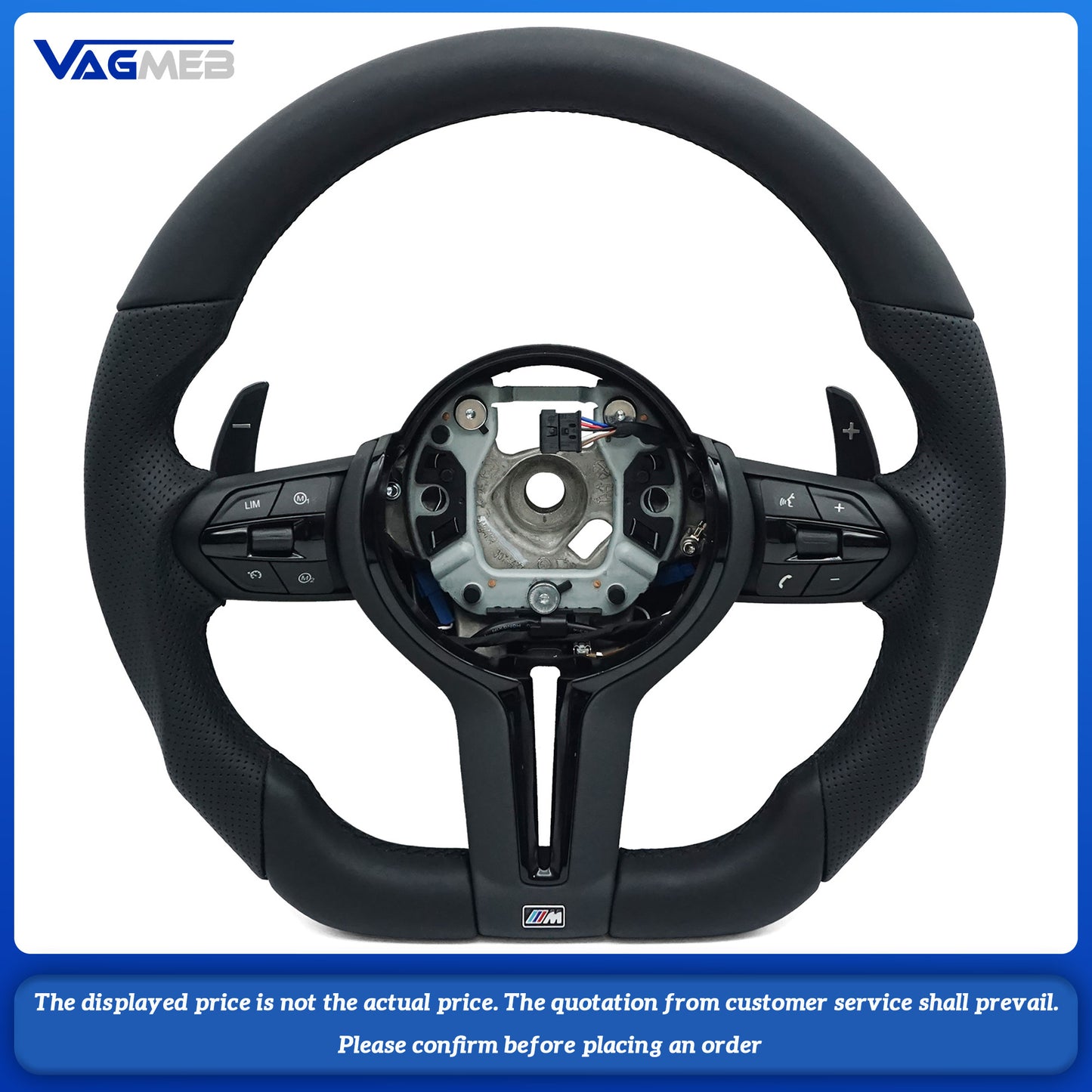 For BMW F30 F32 F10 F20 F07 F01 E46 E60 E90 M3 M5 M6 steering wheel
