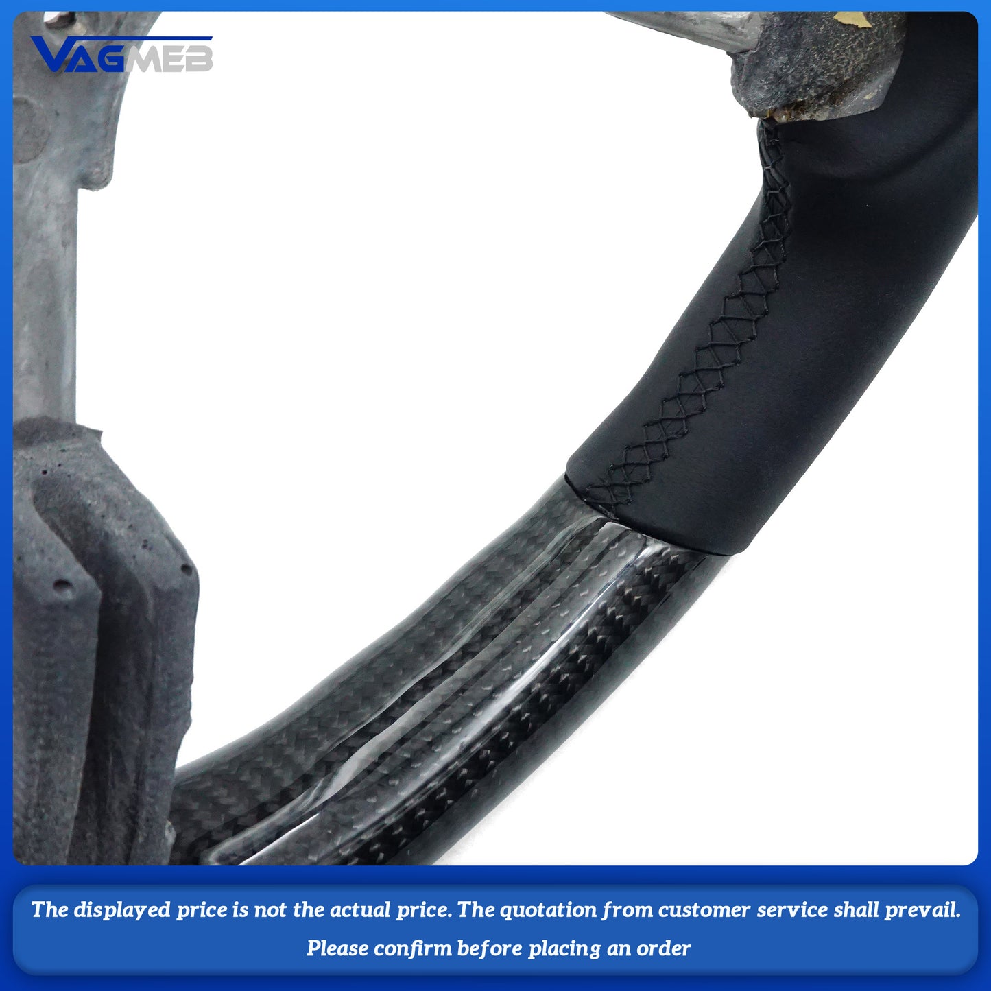 TDD Real Carbon Fiber Car Steering Wheel For BMW M M3 M5 M6 F01 F02 F06 F07 F10 F11 F12 F13 F30 F32 F80 F91 E90 E91 E92