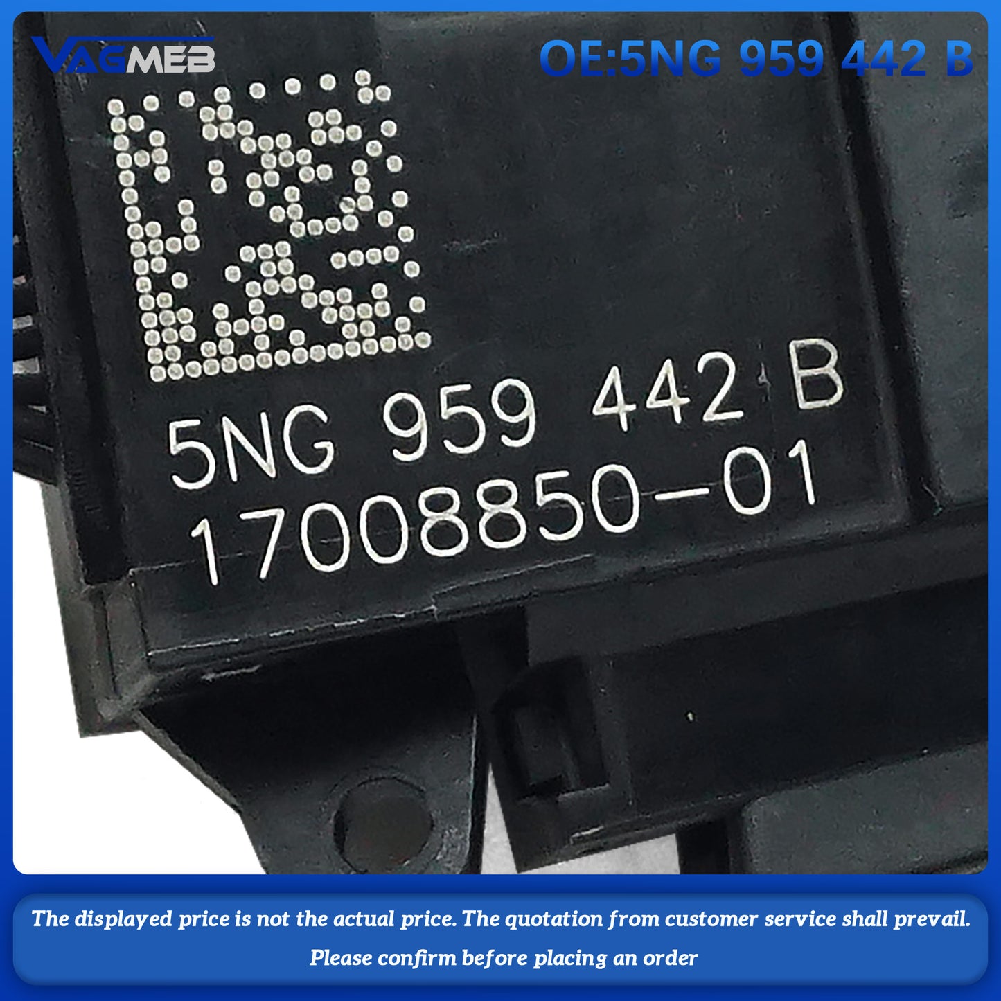 Steering wheel button with ACC button For VW Tiguan L Tiguan II 2017 2018 2019 2020 2021 2022 2023 2025 5NG 959 442 B