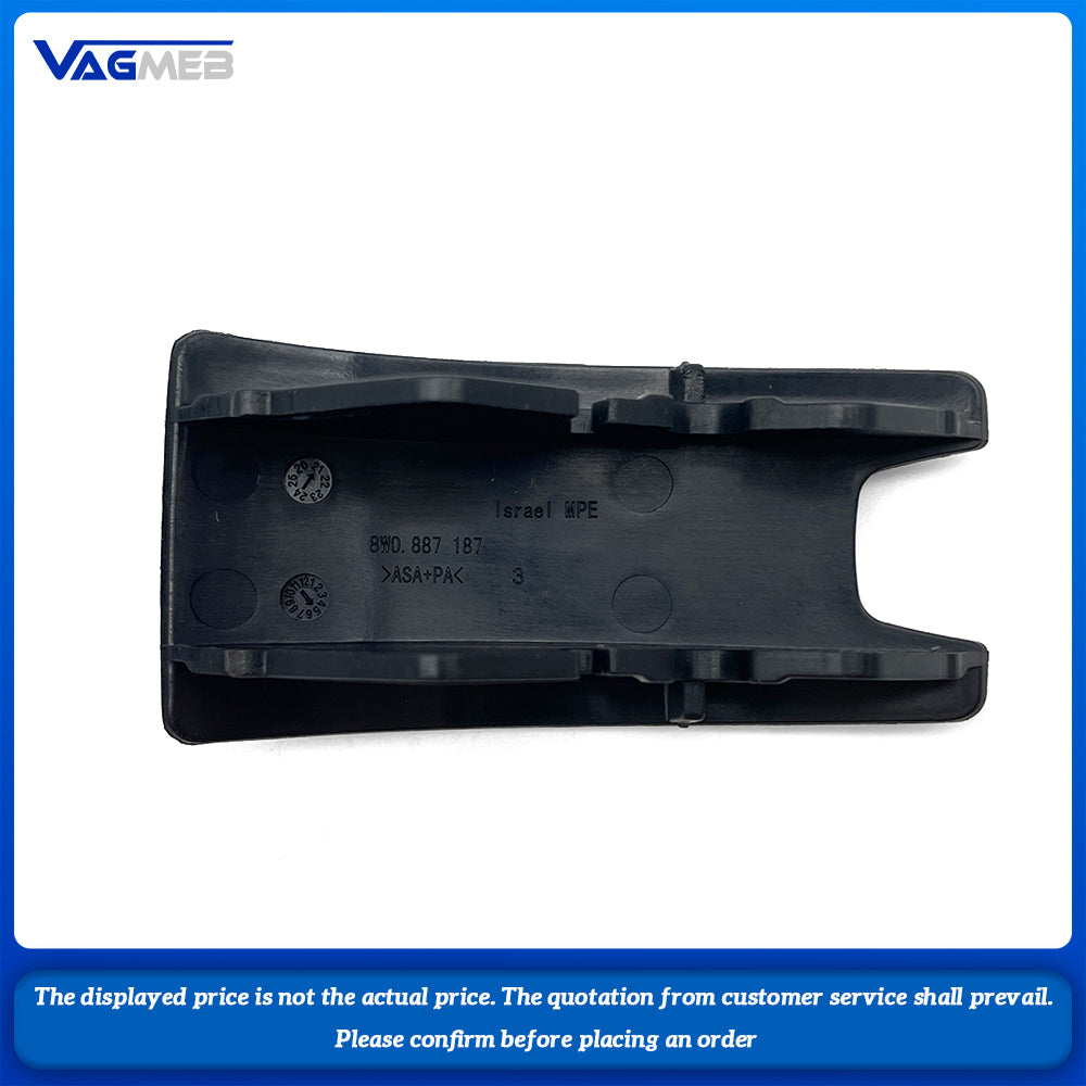 New Black Child Restraint Rear Seat Hook ISOFIX Cover For Audi A4 A5 A6 A7 S5 S4 S6 2017 2018 2019 - 2021 8W0 887 187
