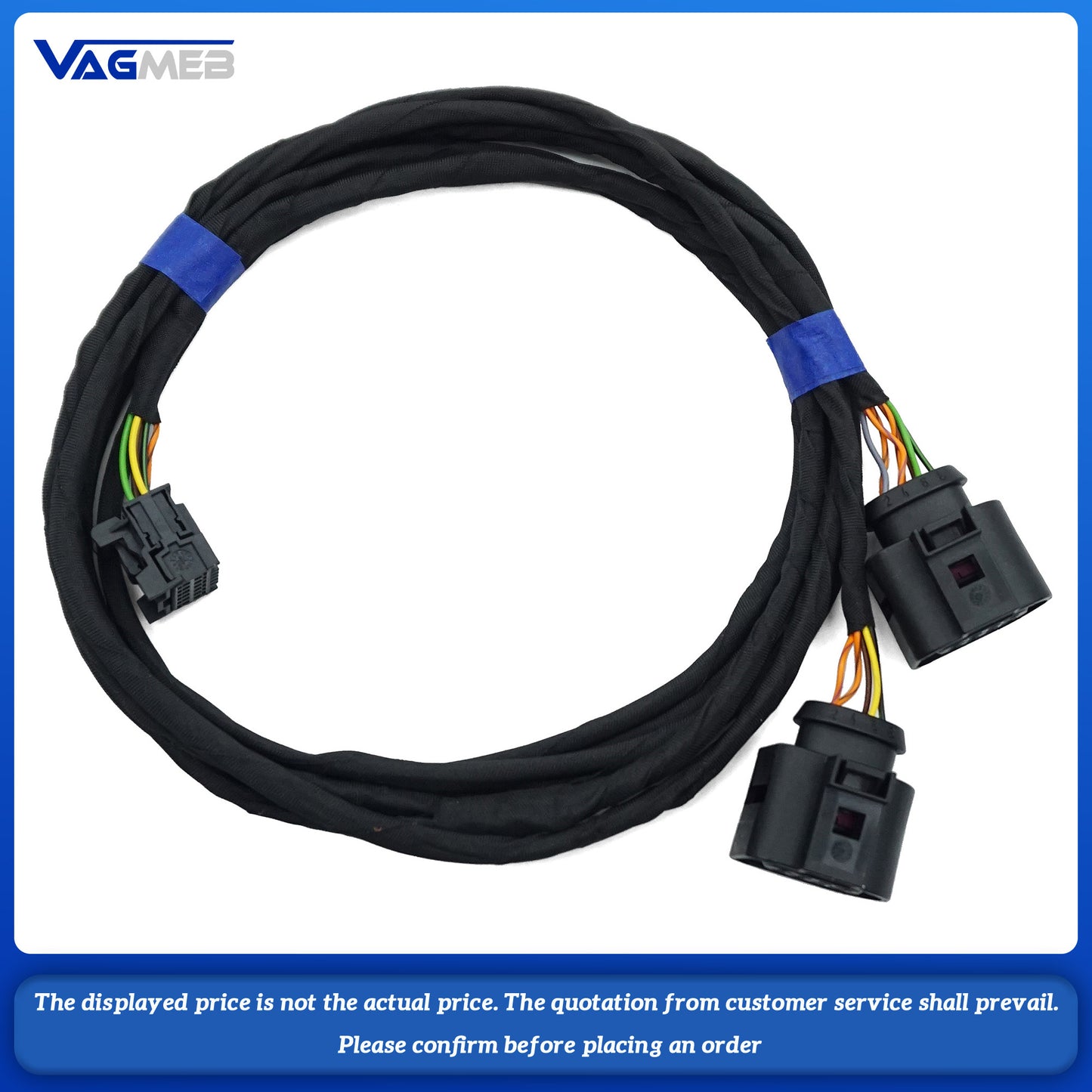For VW Tiguan L Lane Change Assist Wiring Harness (Mirror Case Version)