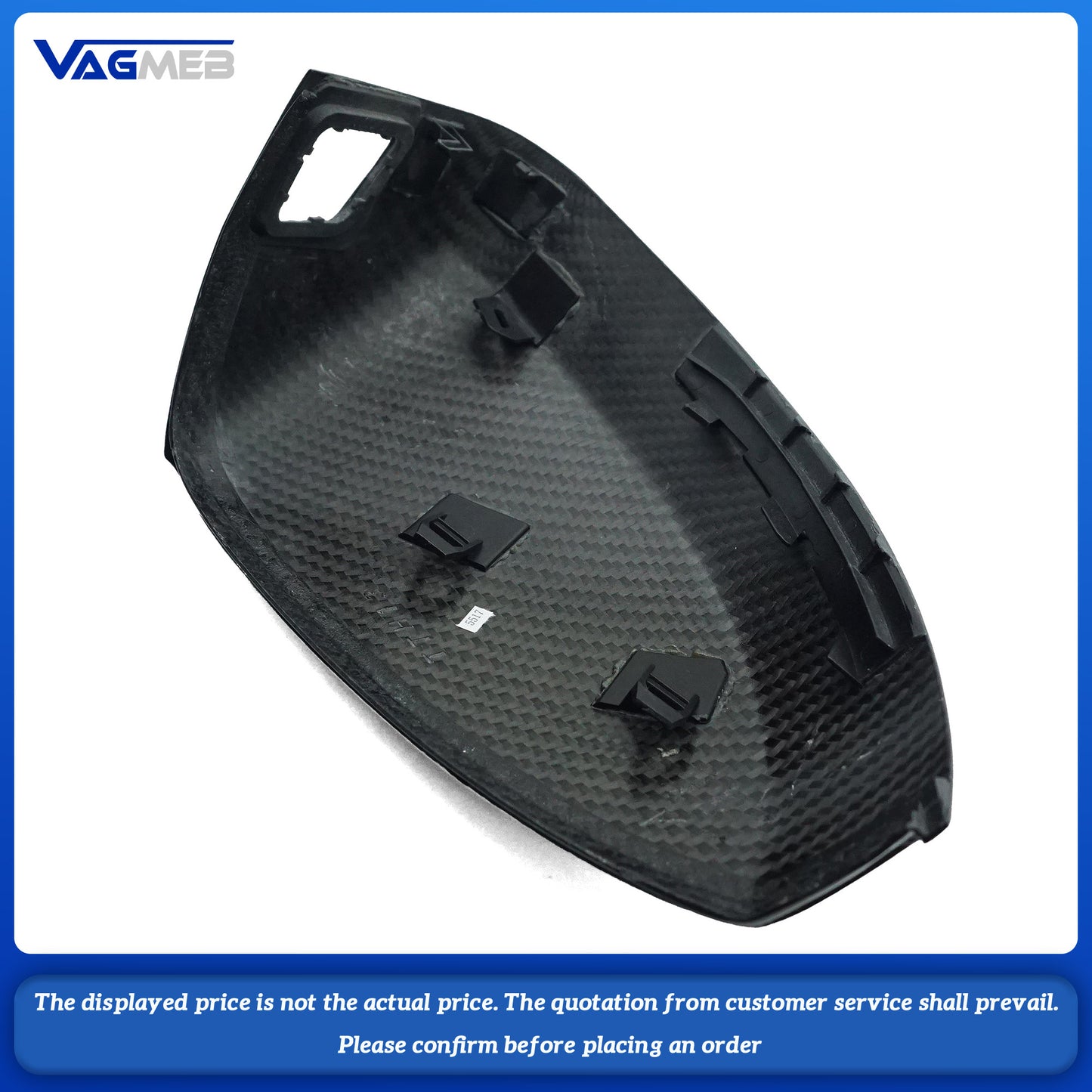 For Audi RS3 8V carbon fiber mirror housing (with lane changing function)