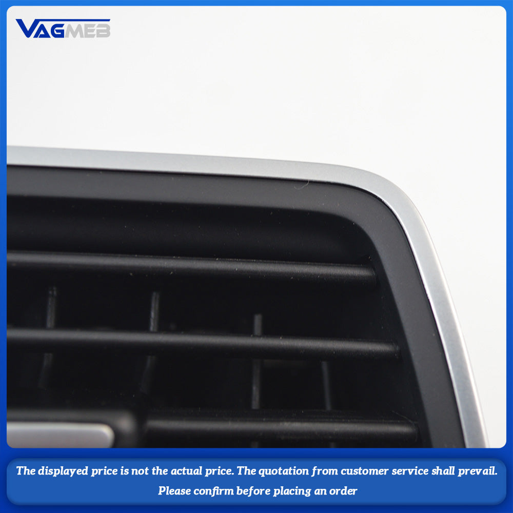 Matte chrome air conditioning exhaust ports, For VW Passat B6 B7 2006-2011