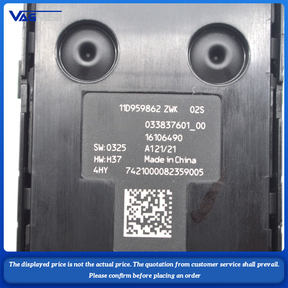 For VW MEB ID3 ID.3 2022-2025 Driver's lifting switch assembly 11D 959 862 ZWK