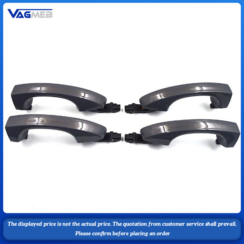 For VW Golf mk7 7.5 Golf 7 Golf R GTI T-Roc CC Skoda Octavia Kodiaq Gray Body Paint Capacitive Induction Door Handle Keyless Access Replacement Kit