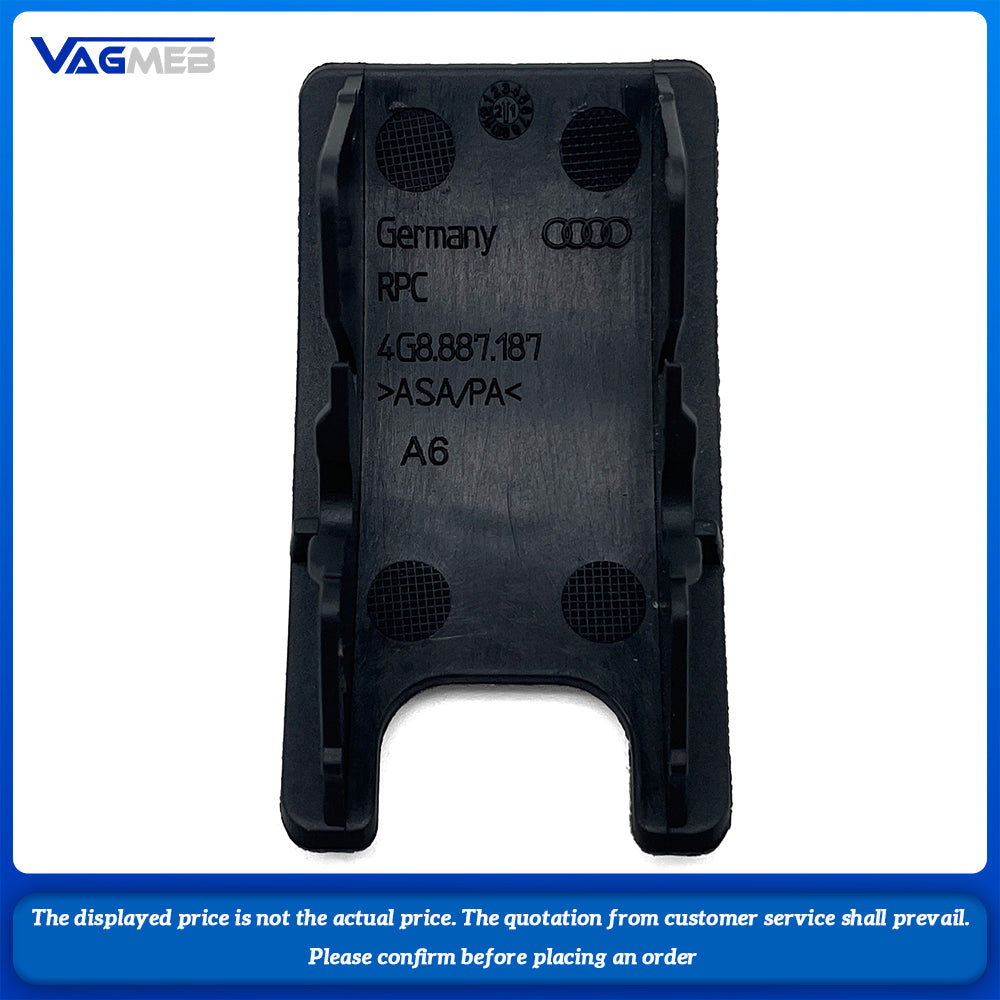 1PC Black Rear Seat ISOFIX Slot Trim Cover For Audi A6 C7 S6 Allroad Avant A7 4G S7 RS6 RS7 2013-2018 4G8 887 187