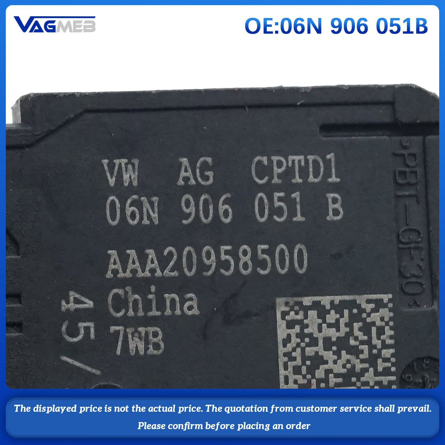Engine Air Injection Pressure Sensor For Audi Q5 A6C8 06N 906 051B