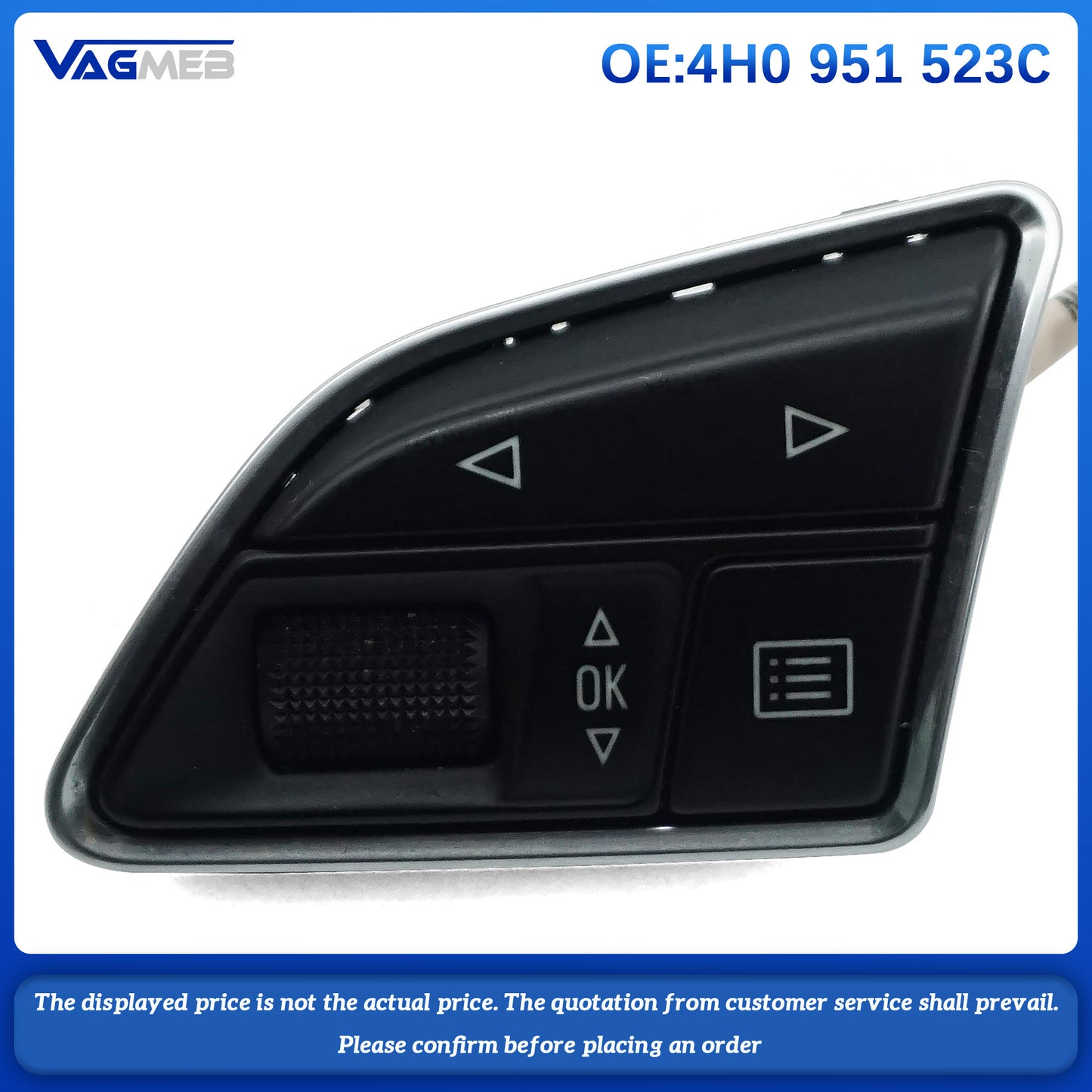For Audi A8 steering wheel buttons 4H0 951 523C