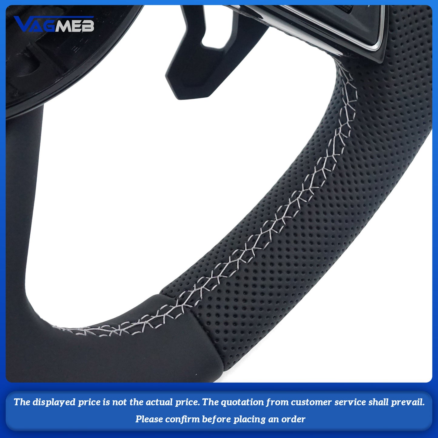 For Audi S logo A4B9 steering wheel