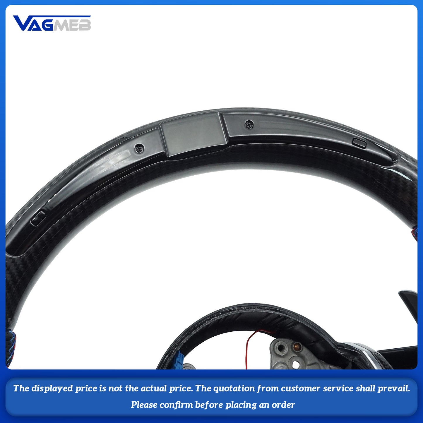 Carbon Fiber Steering Wheel for BMW M2 M3 M4 M5 M6 X5 F30 F80 F82 F83 F87 LED