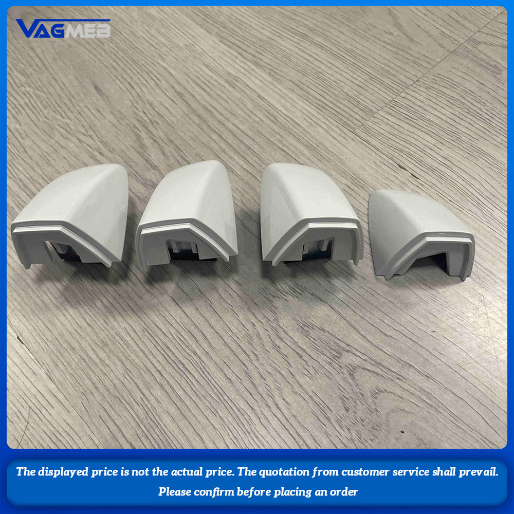 For VW Golf MK7 MQB White Door Lock Cover Caps For Inductive Puddle Light Handles Complete 4 Doors Replacement Kit