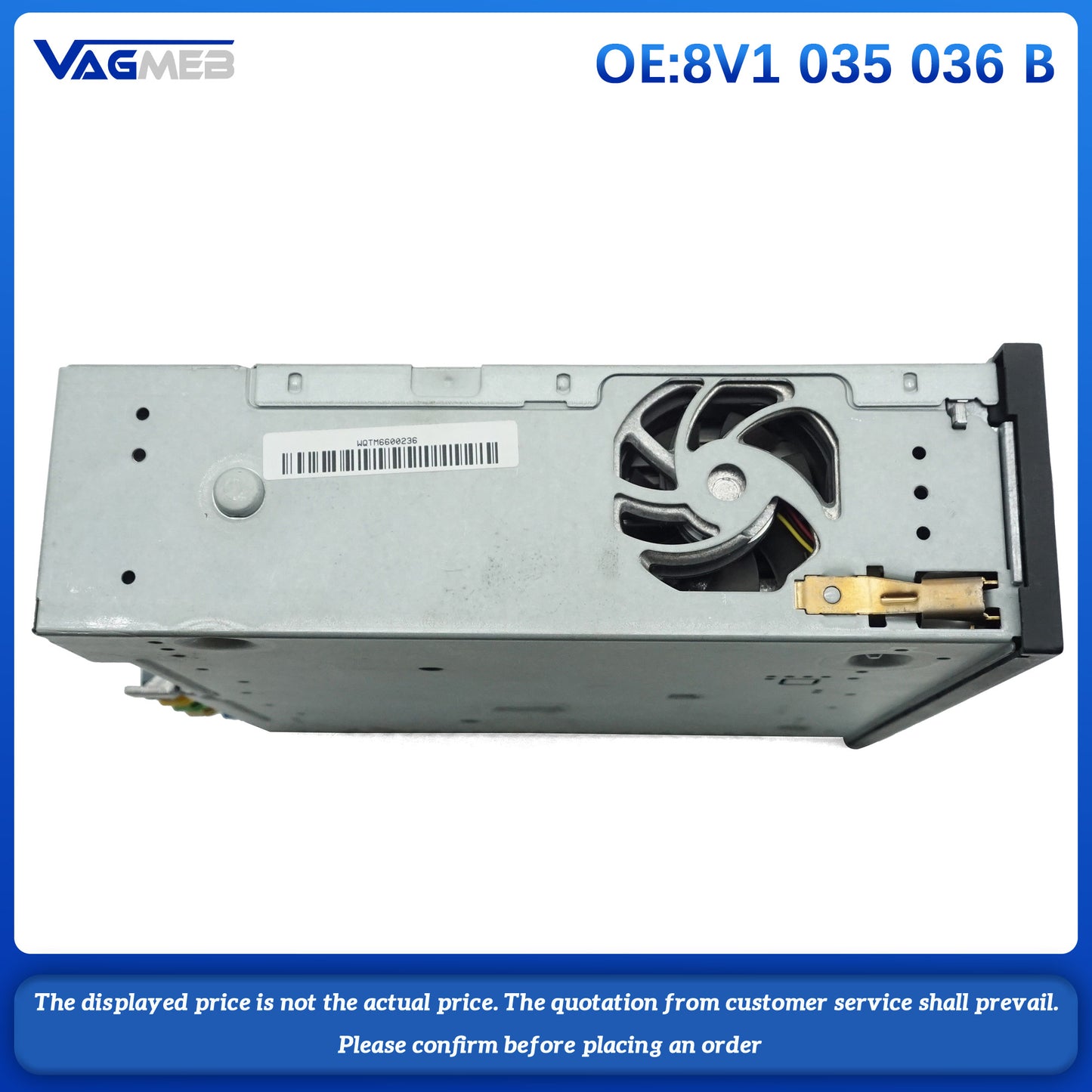 For Harman radio MAIN RADIO For Audi A3 S3 8V1 035 036 B