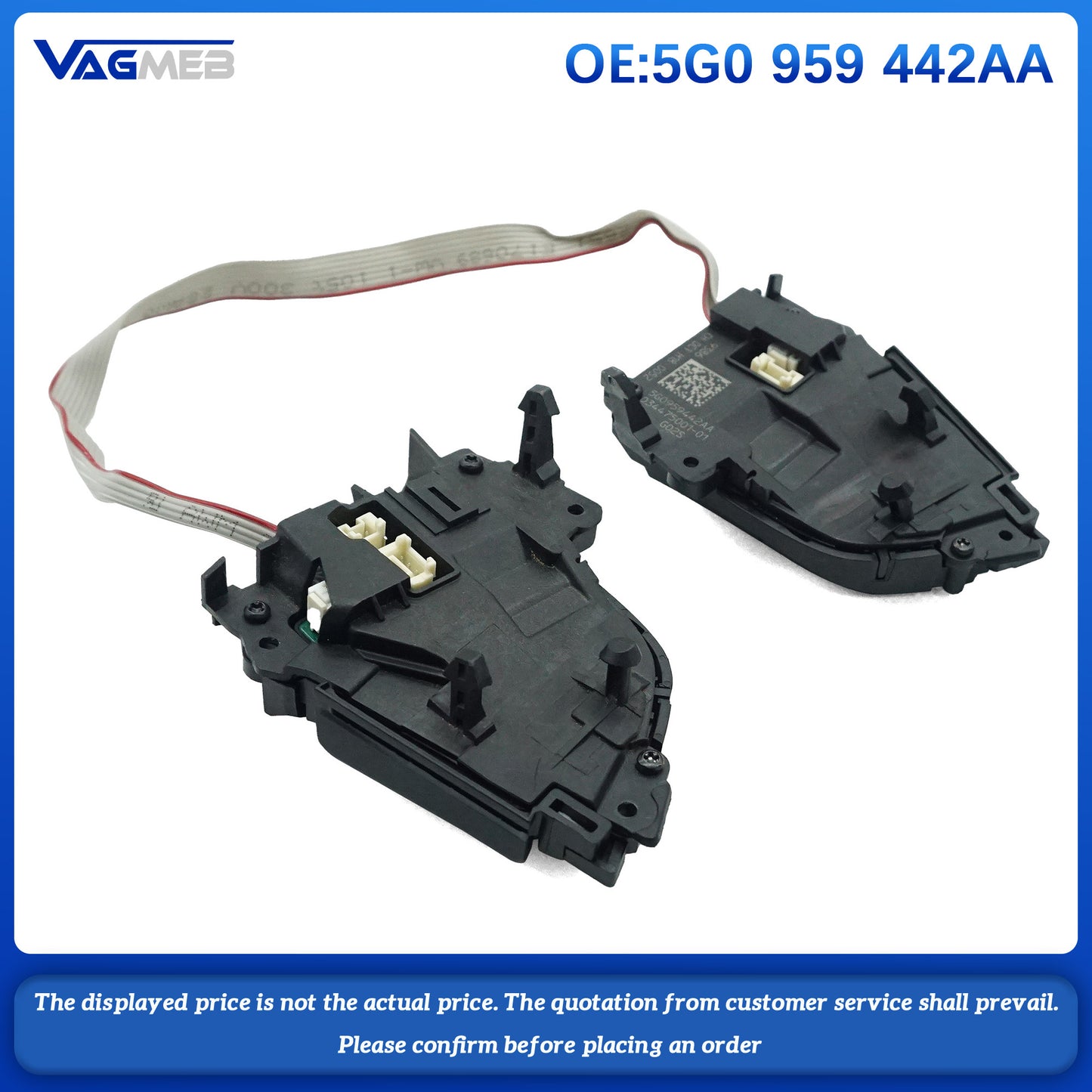 For VW Steering Wheel Cruise Control Switch Only Left Side Only 5G0 959 442AA