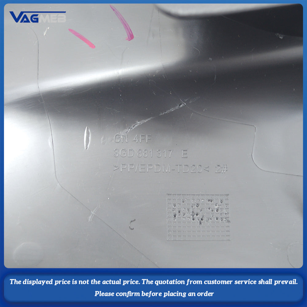 For VW Passat B8 seat guard plate + switch