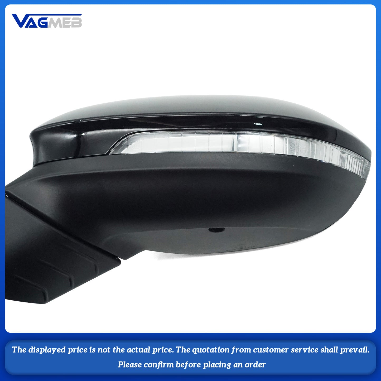 For VW Golf 8 folding rearview mirror with heating function