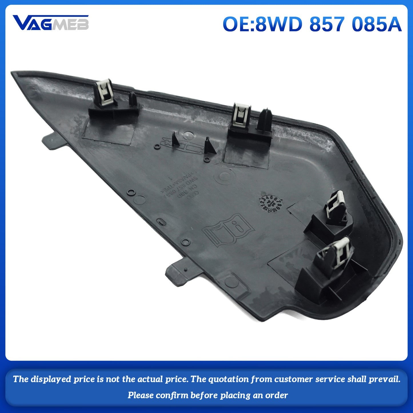 Dashboard cover plate 8WD 857 085A 086A 4P