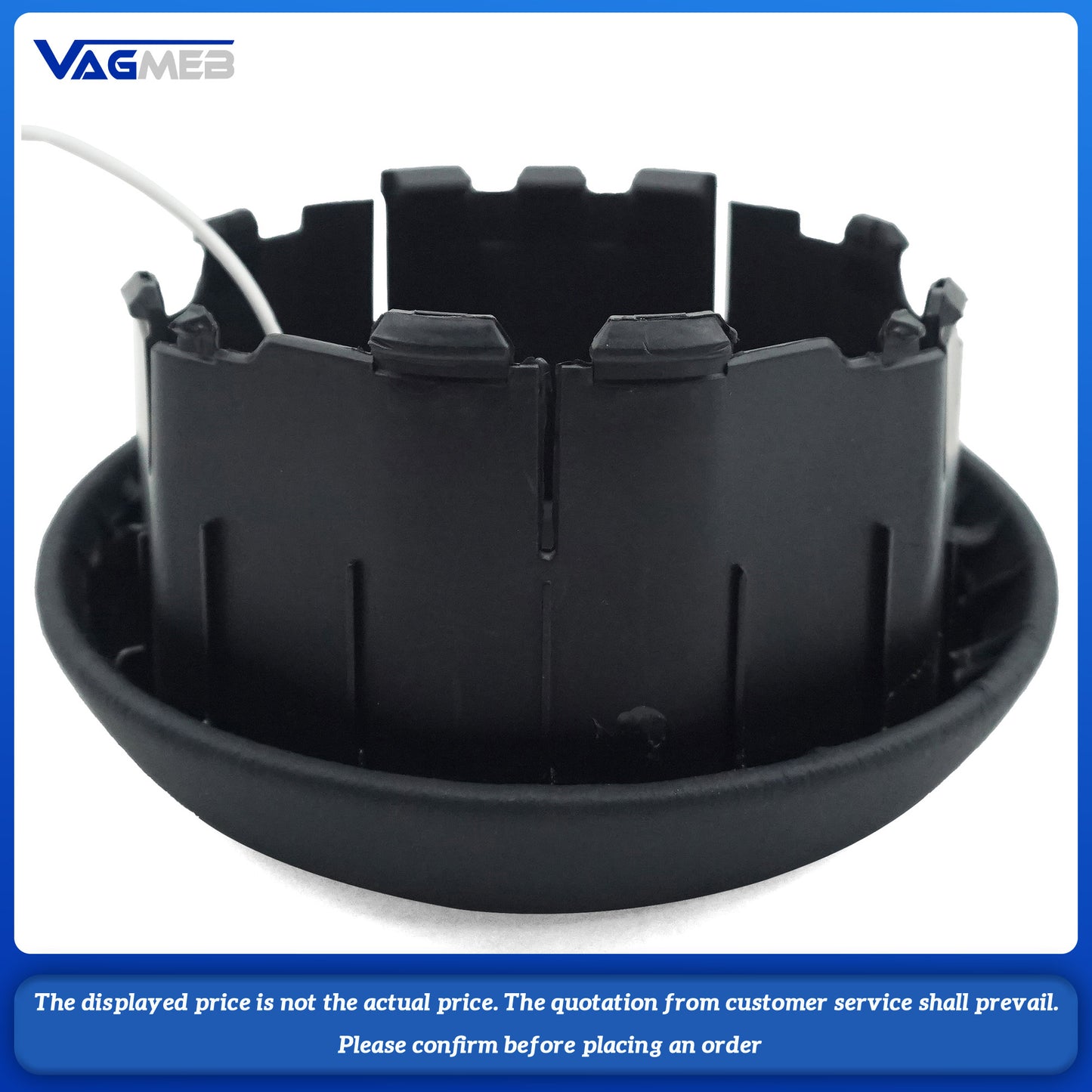 LED Steering wheel airbag cover multifunction Corrigan's line steering wheel For VW Golf MK7 Dermal white thread