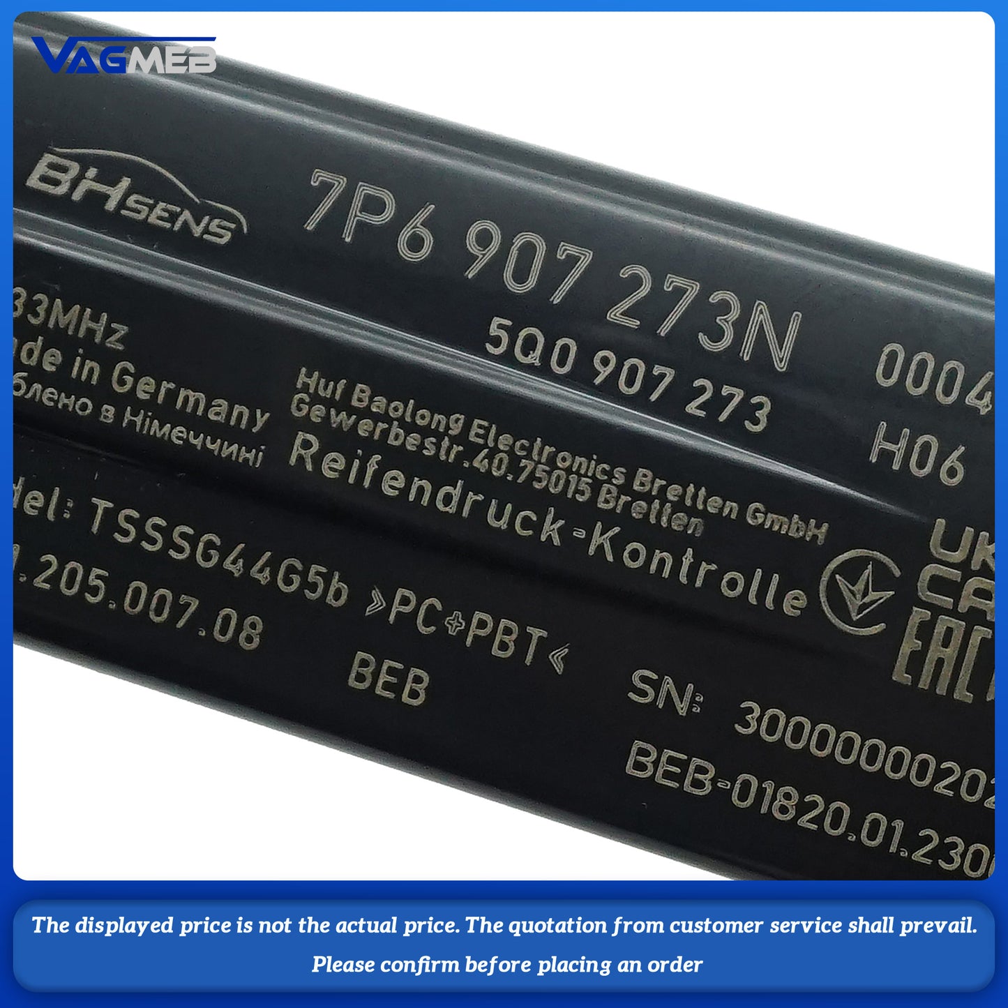 For Audi A6C7 tire pressure module 7P6 907 273N