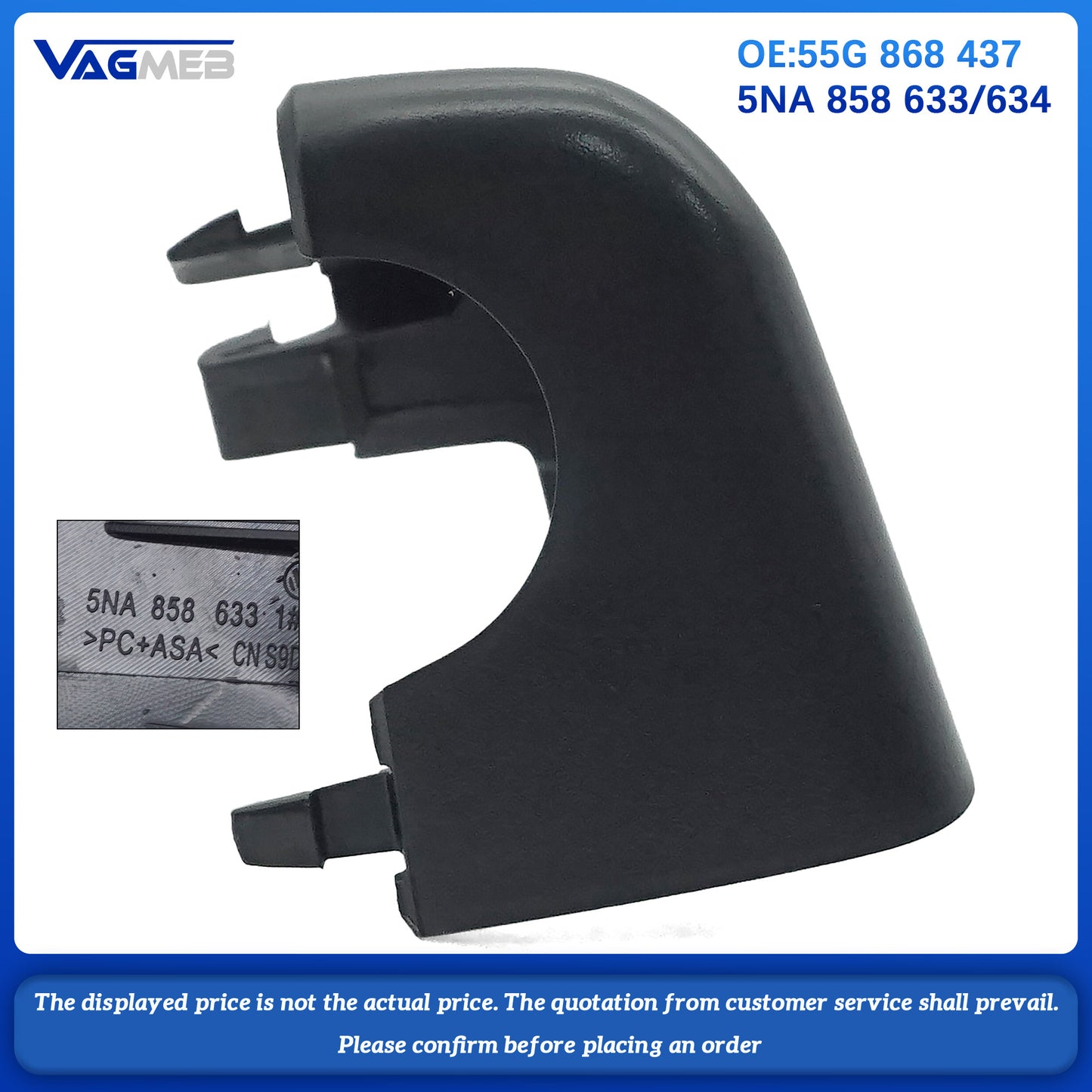 For VW Tiguan MK2 Car Lane Keeping Assist Windshield Front Camera 55G 868 437 5NA 858 633 634
