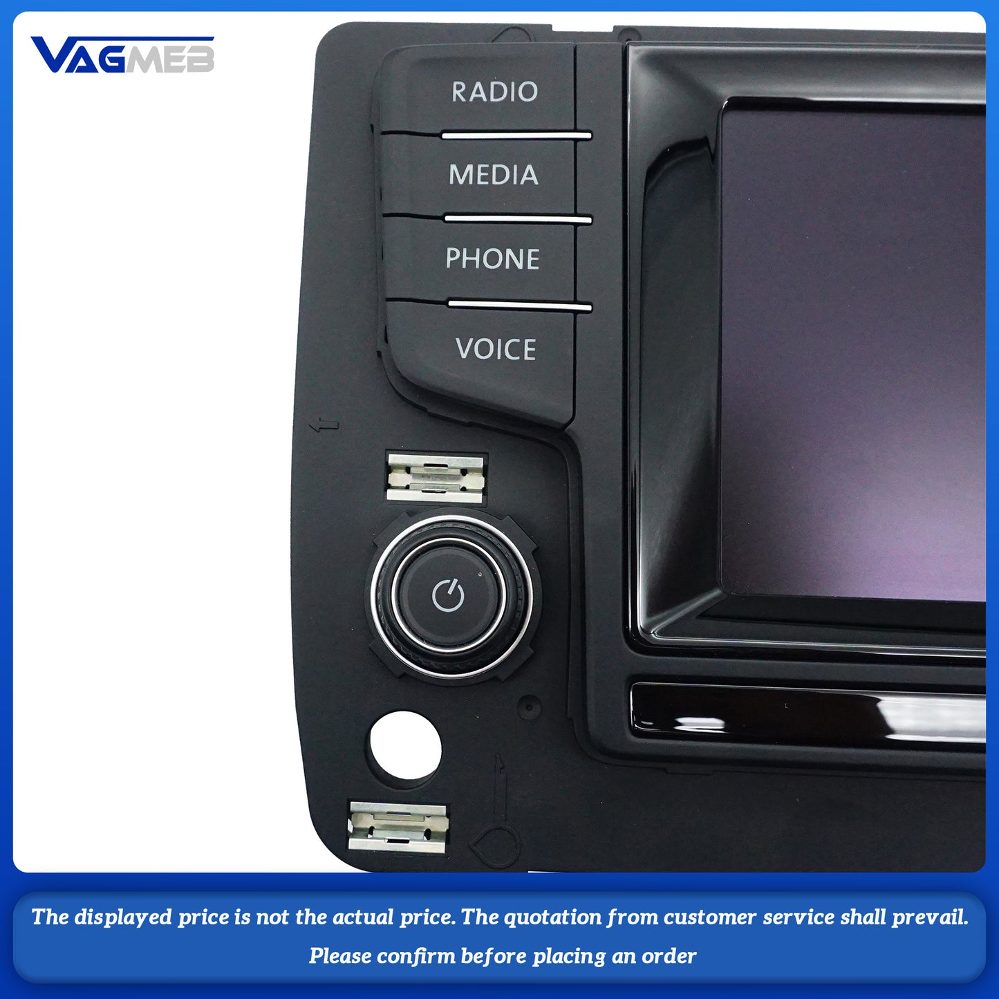 For VW Golf Golf R GTI Golf Variant 5.8 Inch Mechanical Button NAV Touch Screen Display 5G0 919 605D