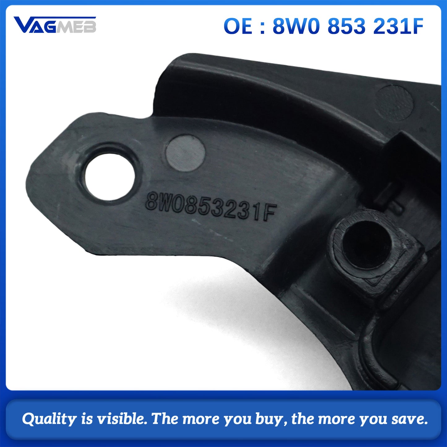 8W0 853 231F 360 Surround View Front Camera Bracket for Audi A4 B9 A5 F5 - Style Replacement