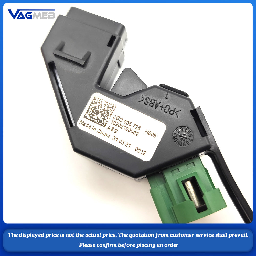 For MQB Arteon Passat B8 B8.5 B9 USB Type-C external phone power interface 3GD 035 726