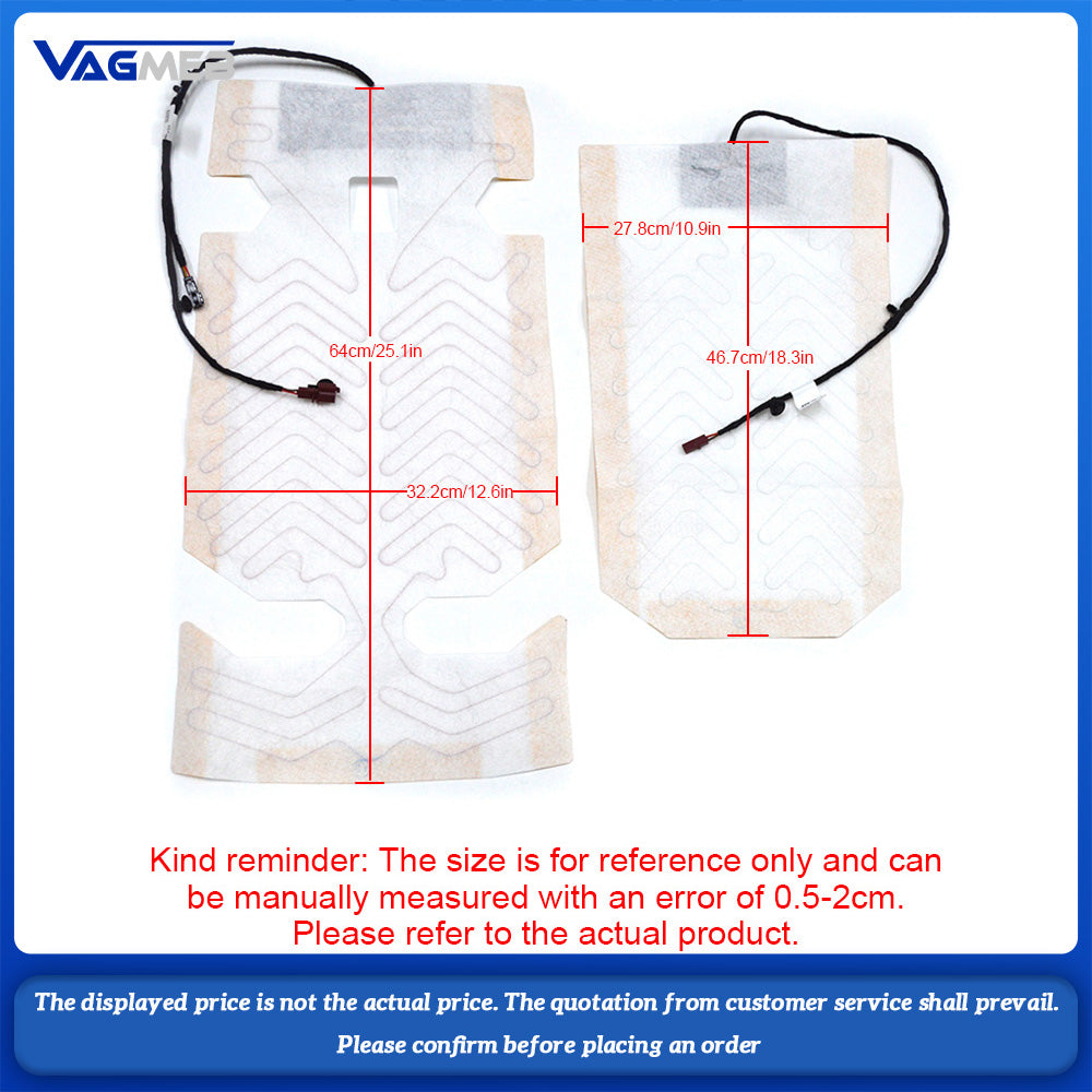 Car Seat Heating Pad Heating Seat for VW PQ Jetta for Golf MK6 Passat B7 Tiguan 19D 963 557 B 19D 963 555 B