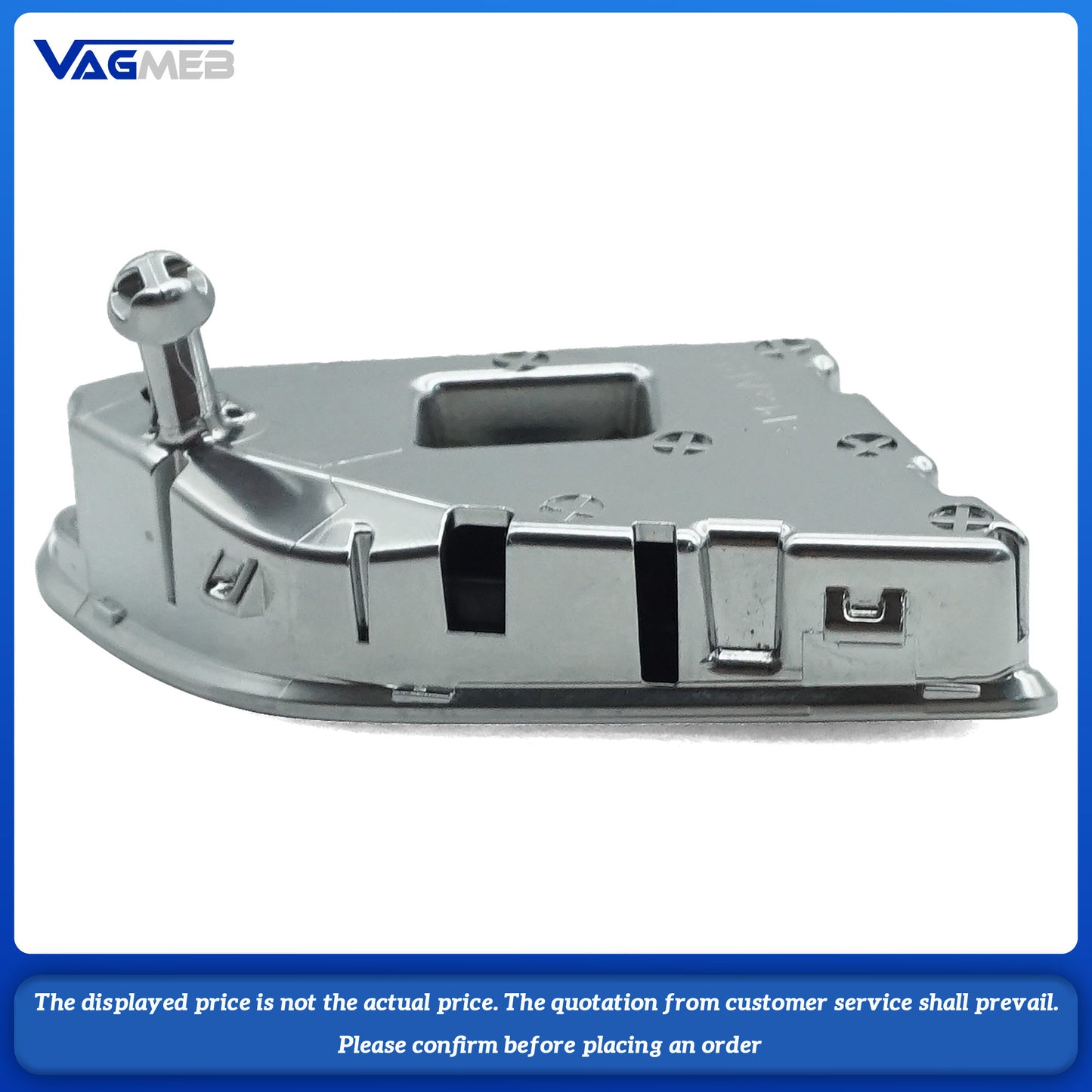 Chrome plated steering wheel decorative buttons For Audi A4 B8 A3 8V A5 Q3 Q5 Q7, steering wheel accessories