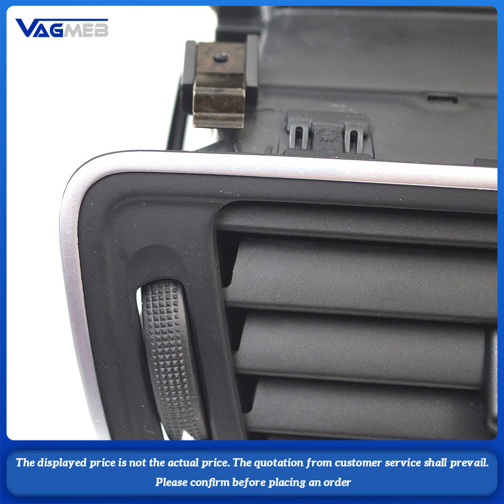 Matte chrome air conditioning exhaust ports, For VW Passat B6 B7 2006-2011