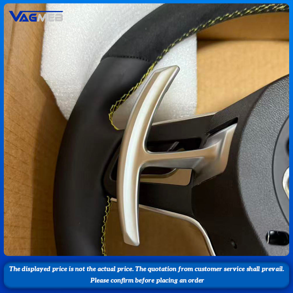 Leather Steering Wheel Custom Upgrade for PorschePanameraCayenneTaycanMacan 911 & Models