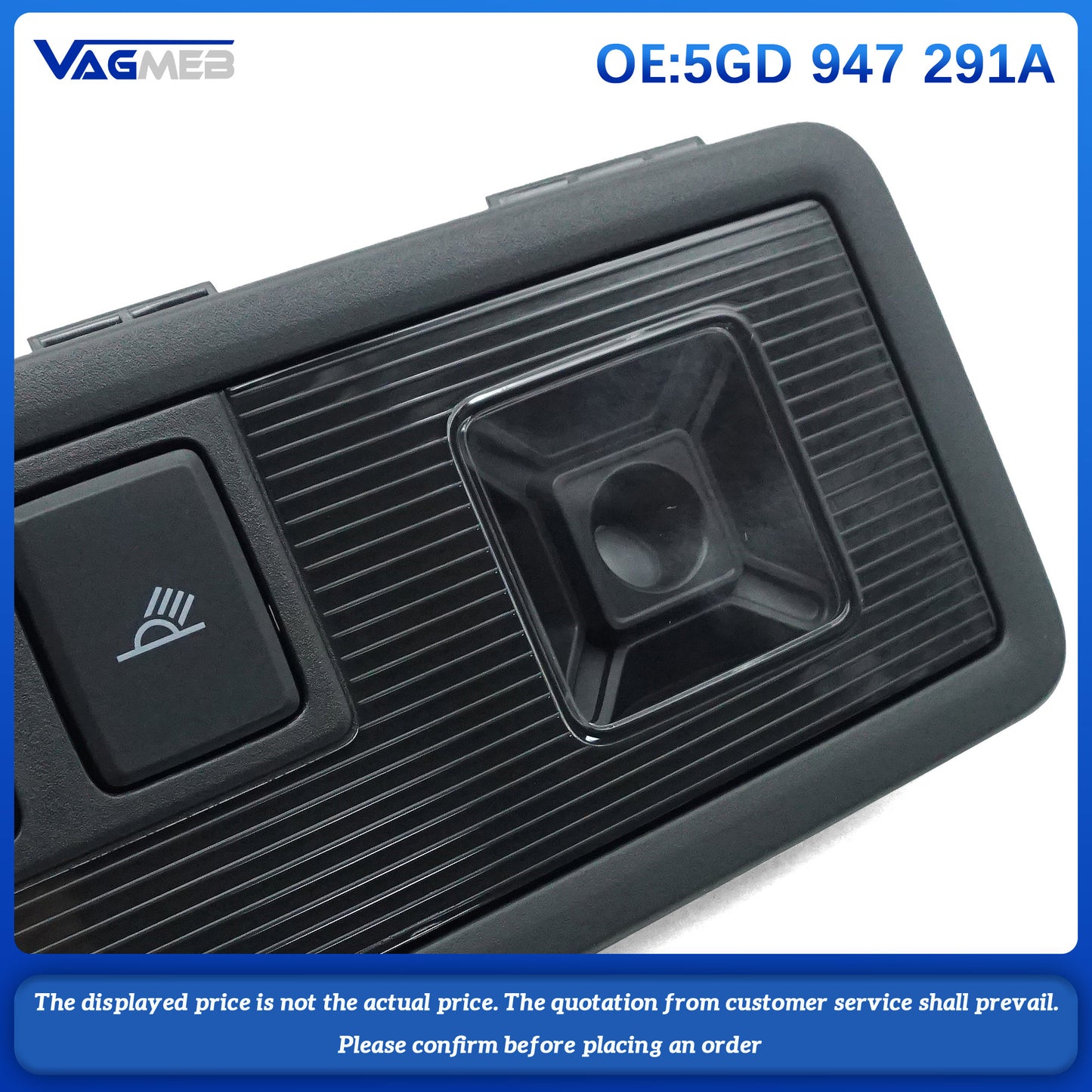 LED Reading Light Roof Ceiling Dome Lamp For VW 5GD 947 291A