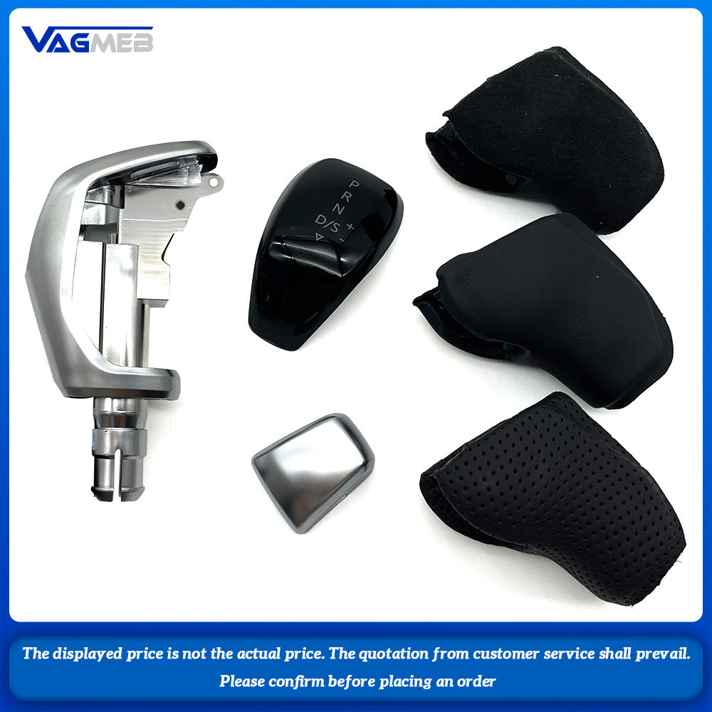 Electronic LED Shift Handle Alcantara leather side cover for VW Golf Mk6 Mk7 Passat B7 B8 Tiguan Mk2 Dsg, Car Accessories
