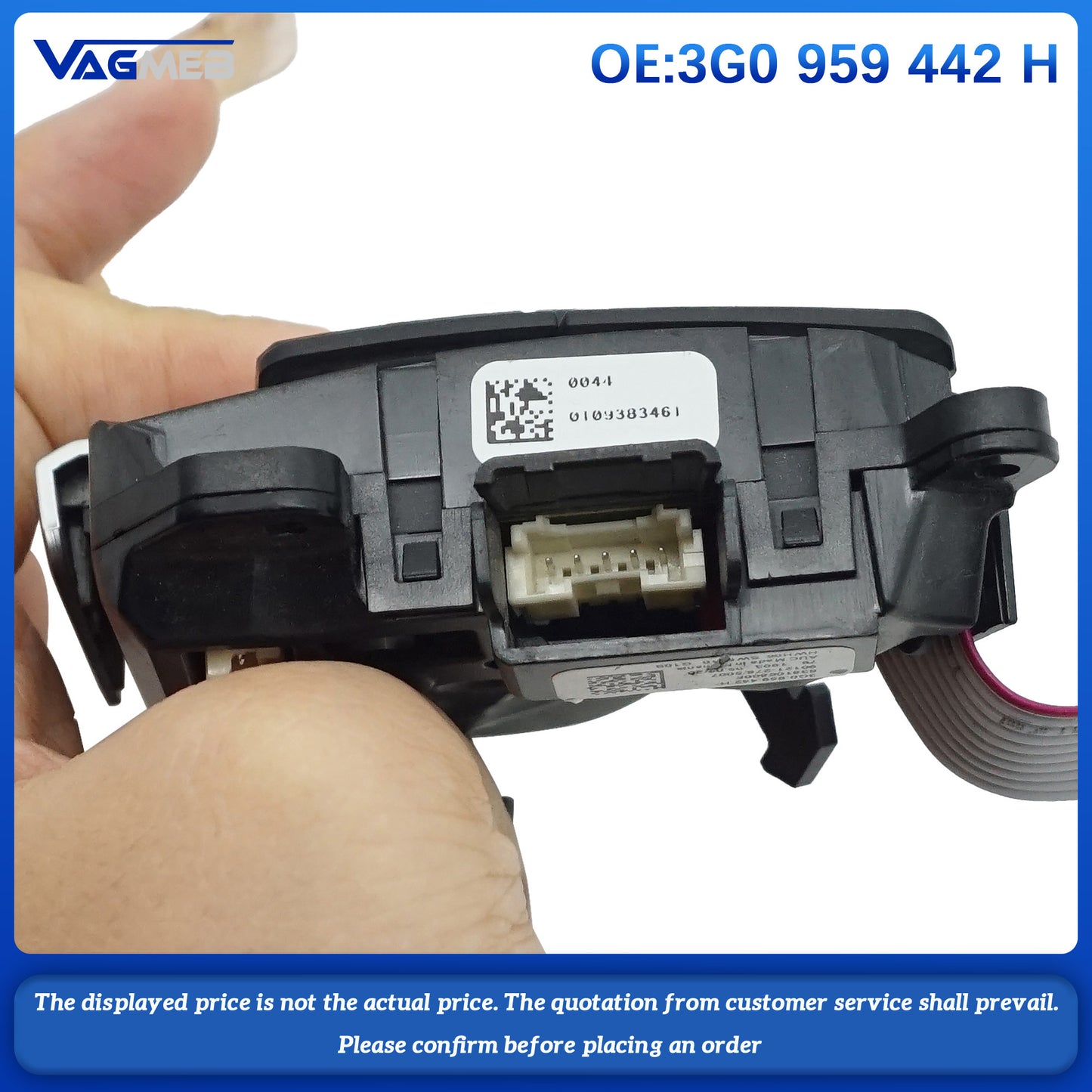 Steering Wheel Cover Multi-function Button Fit For VW Golf MK8 Passat B8 3C Polo 3G0 959 442 H