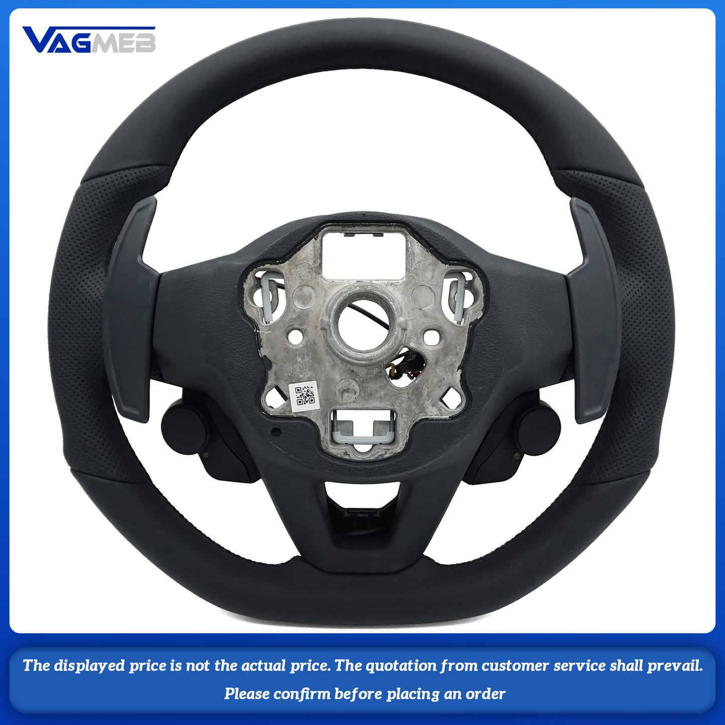 For VW R LOGO Golf MK8 Heated Steering Wheel